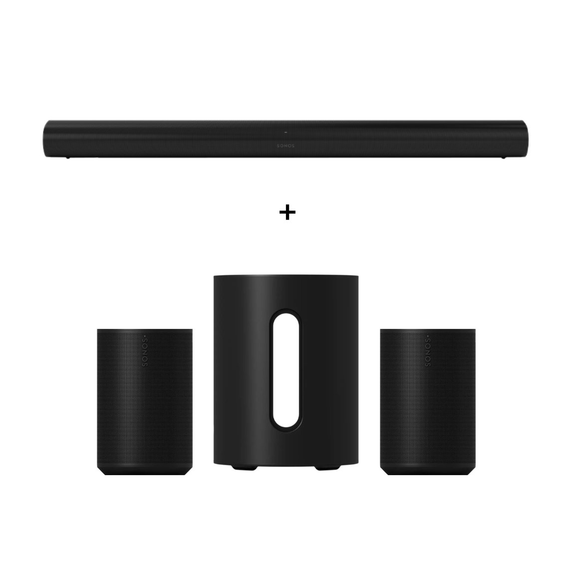 Sonos Heimkino Set - mit Arc, 2x Era 100 und Sub Mini