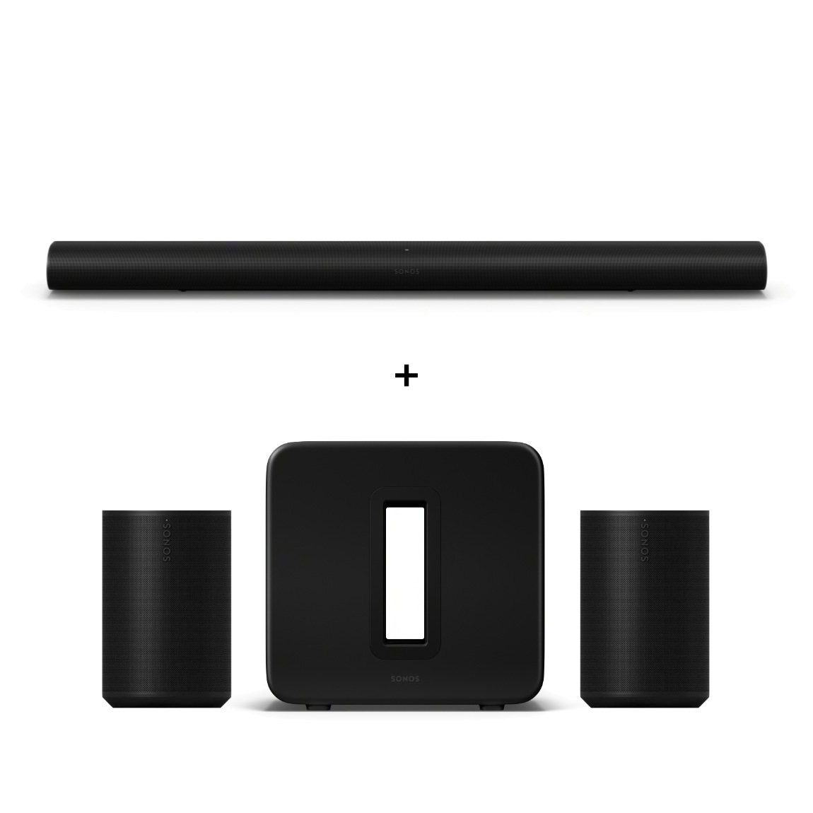 Sonos Heimkino Set - mit Arc Ultra, 2x Era 100 und Sub 4