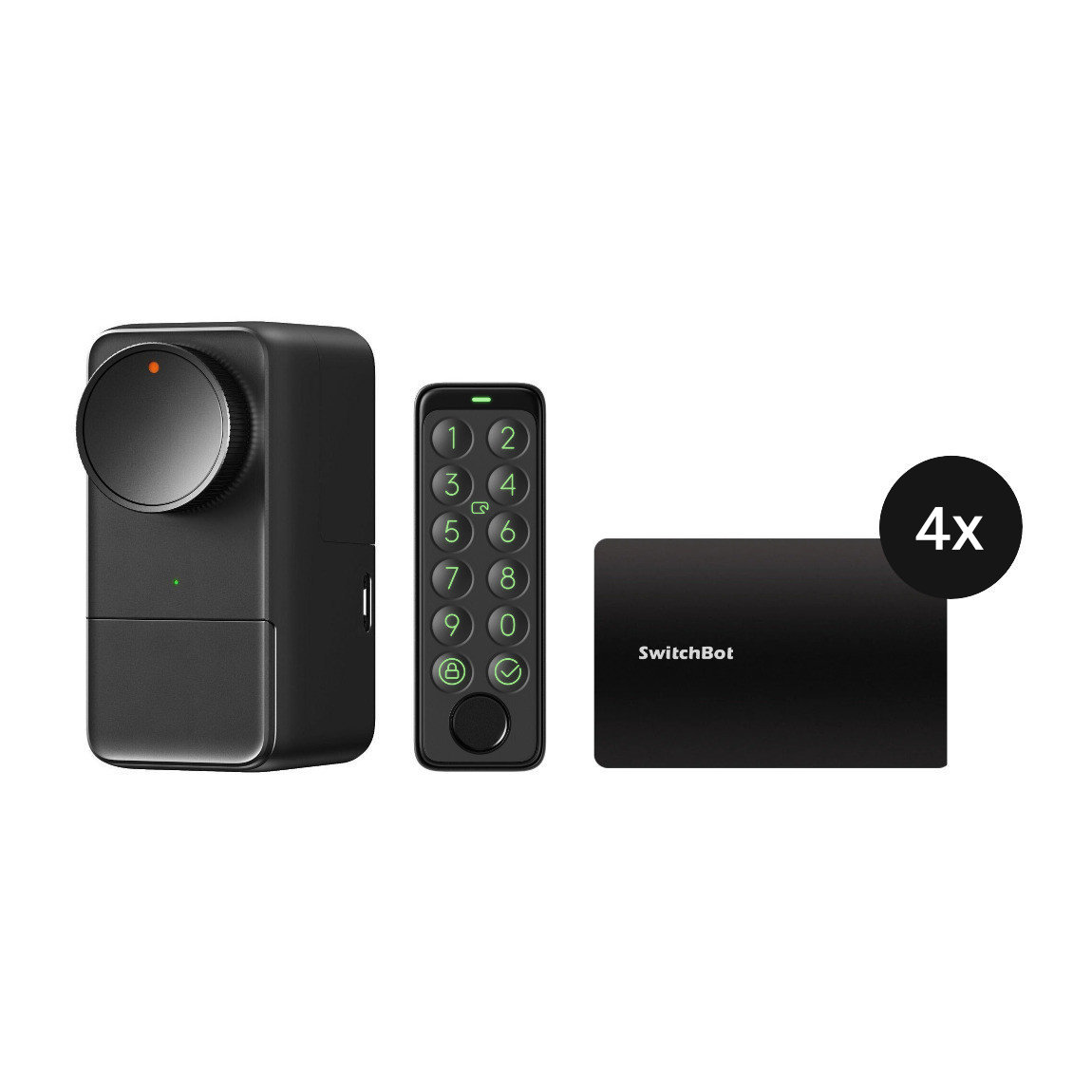 SwitchBot Smart Lock Pro + KeyPad Touch + Switchbot NFC Card - 4er-Set
