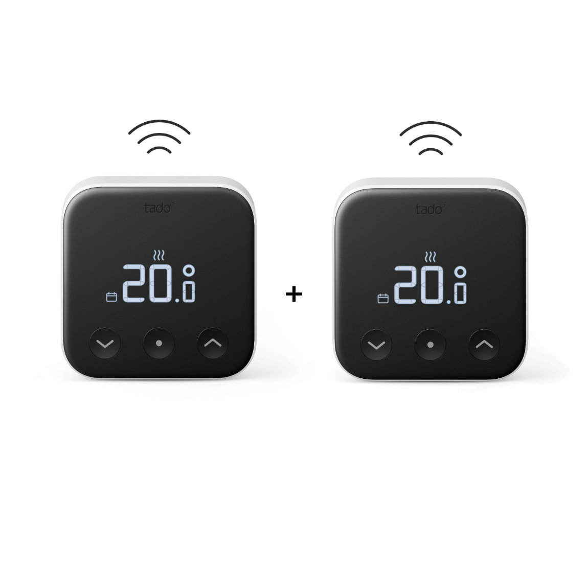 tado° X Funk-Temperatursensor - Zur Steuerung von Heizkörper-Thermostaten - 2er-Set