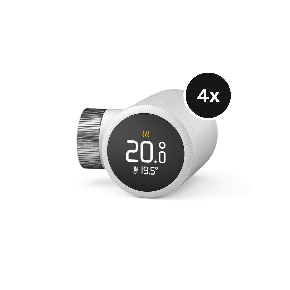 tado° X Smartes Heizkörper-Thermostat - 4er-Set - Weiß