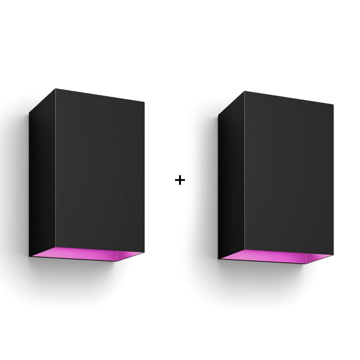 Philips Hue White & Color Ambiance Resonate Outdoor Wandleuchte 1180lm 2er-Set