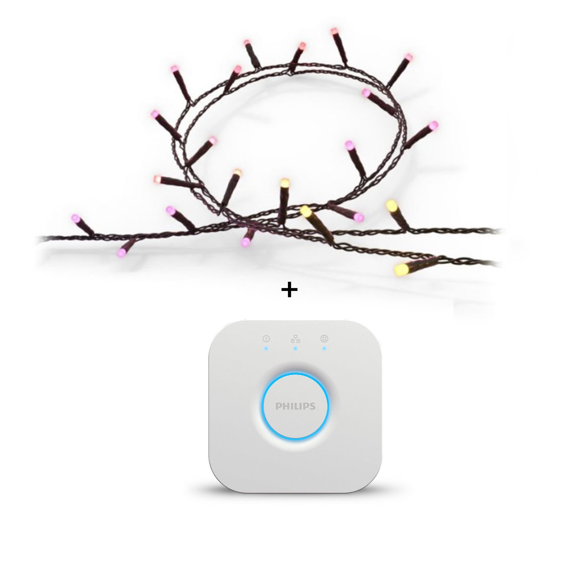 Philips Hue Festavia Lichterkette 40m 500 LEDs + Bridge