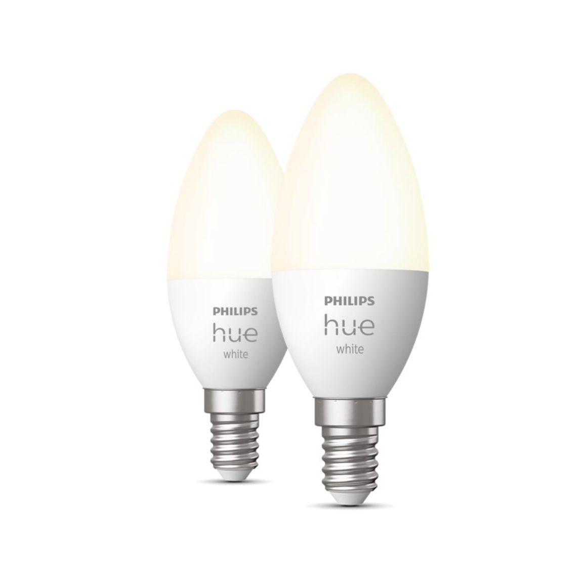 Philips Hue White E14 Bluetooth 2er-Set - LED-Kerze - Weiß