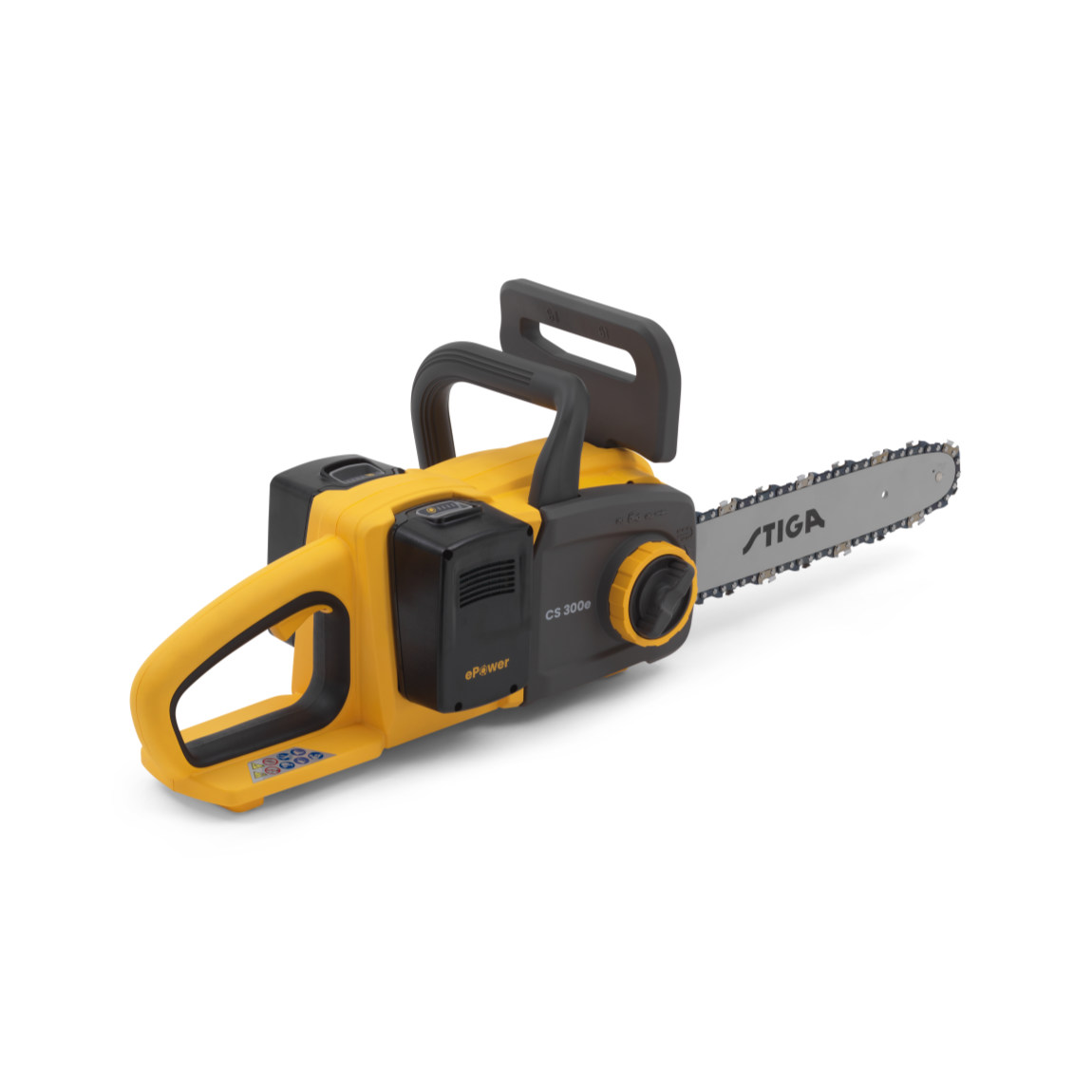 STIGA CS 300e Kit - Akku-Kettensäge - Gelb