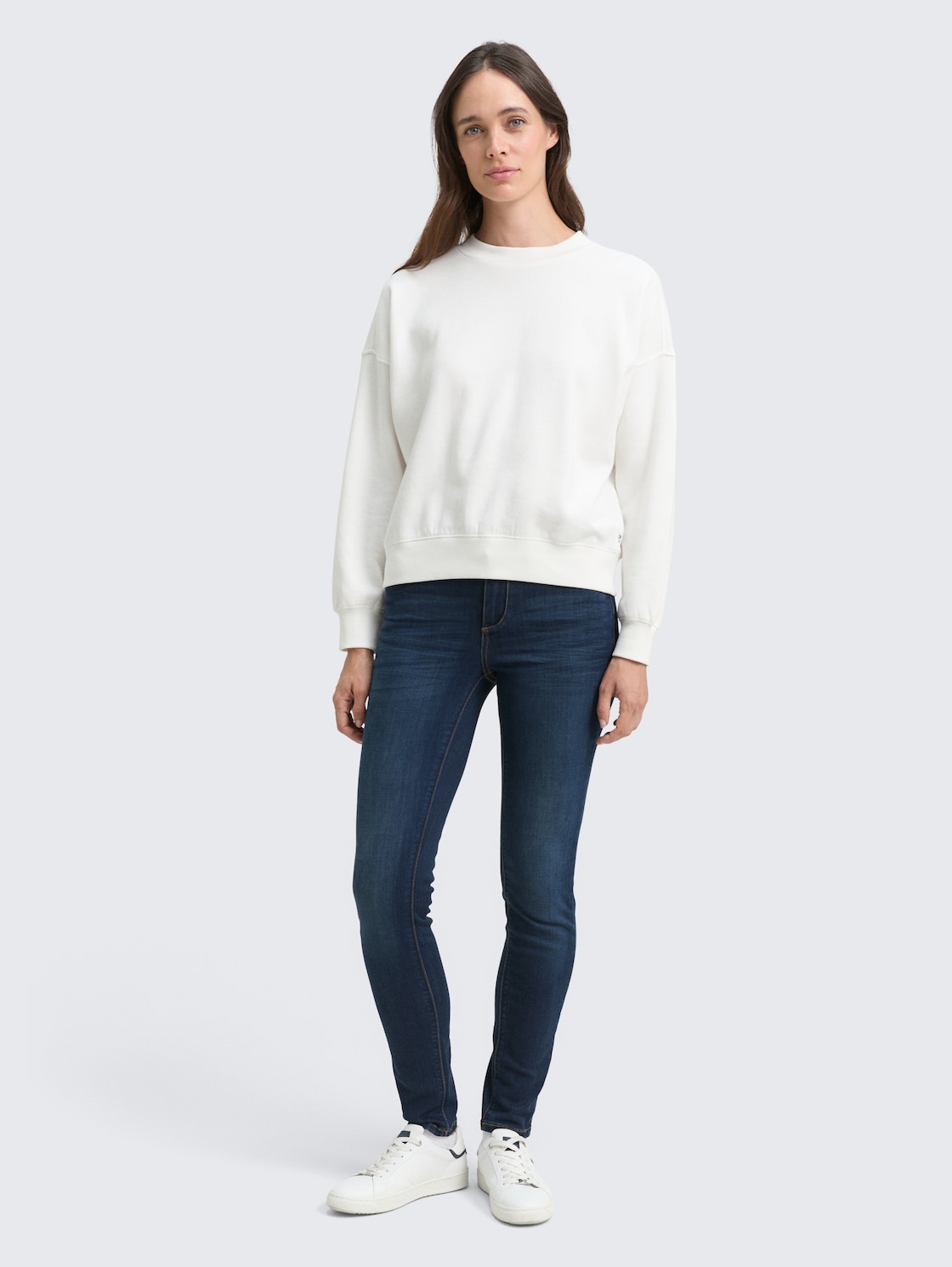 TOM TAILOR Damen TTALEXA SKINNY Jeans, blau, Uni, Gr. 27/32, baumwolle