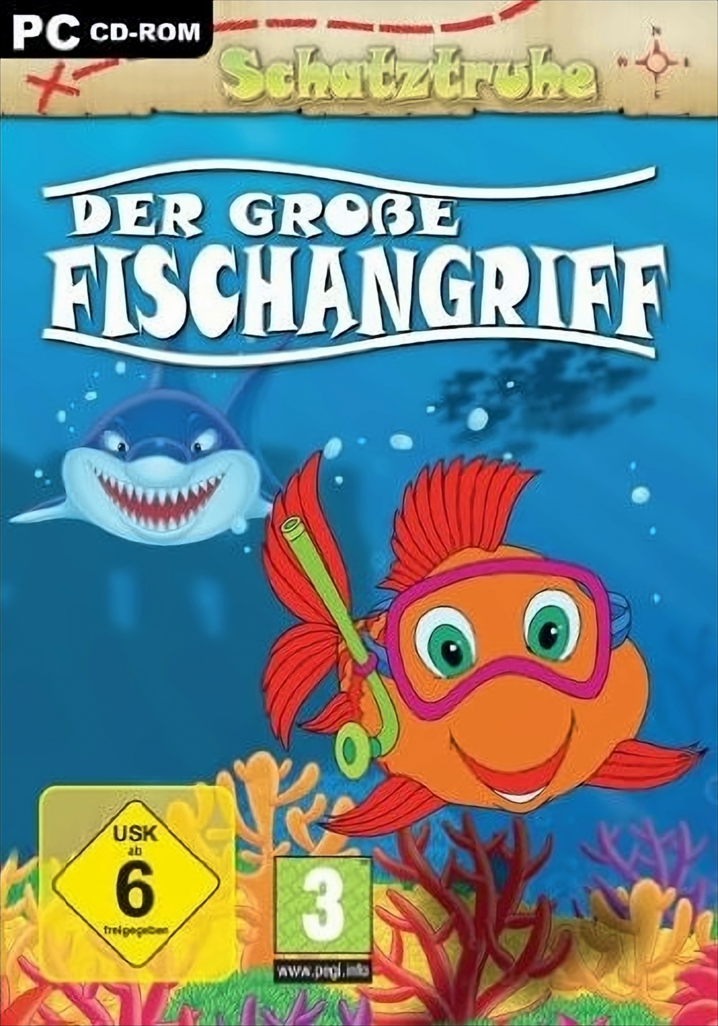 Schatztruhe: Der große Fischangriff