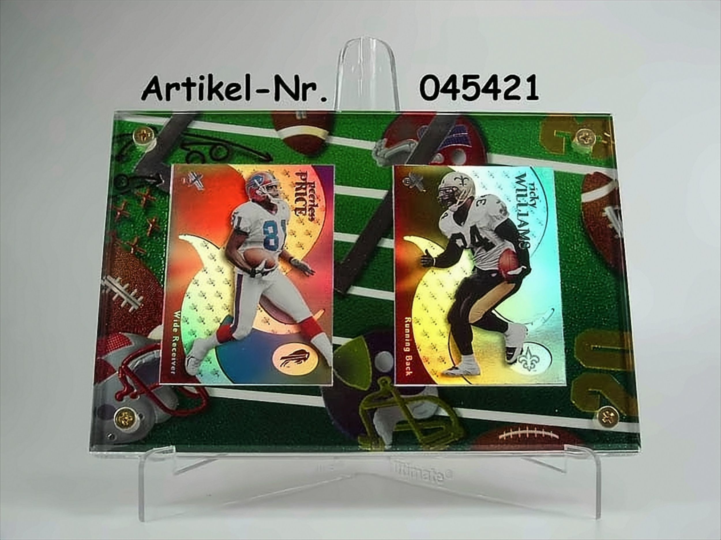 Chrome Double Holder Football