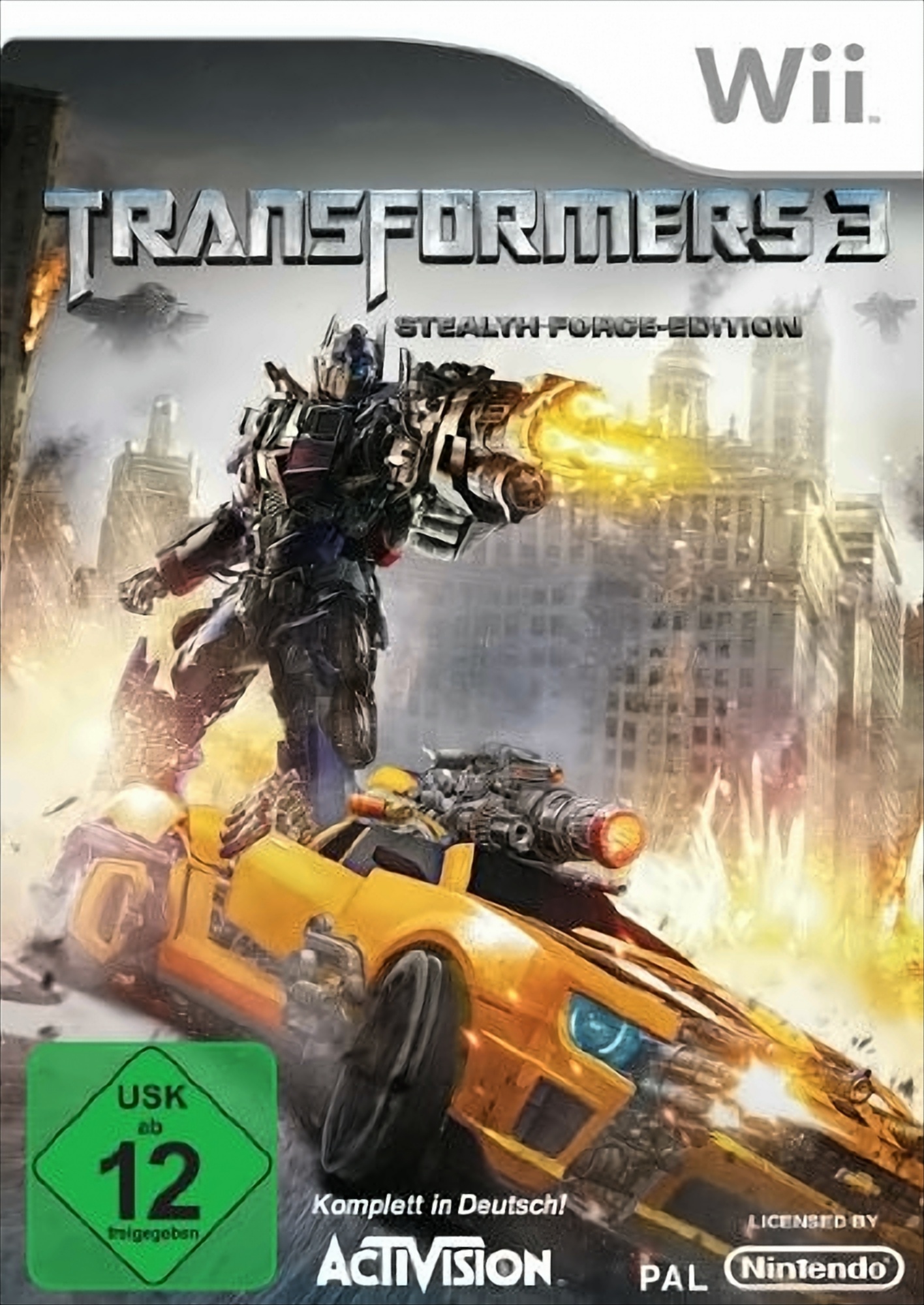 Transformers 3 Wii Relaunch Dark of the Moon
