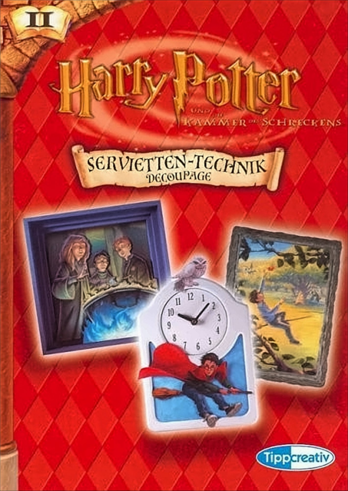 Harry Potter und die Kammer des Schreckens, Servietten-Technik-Decoupage