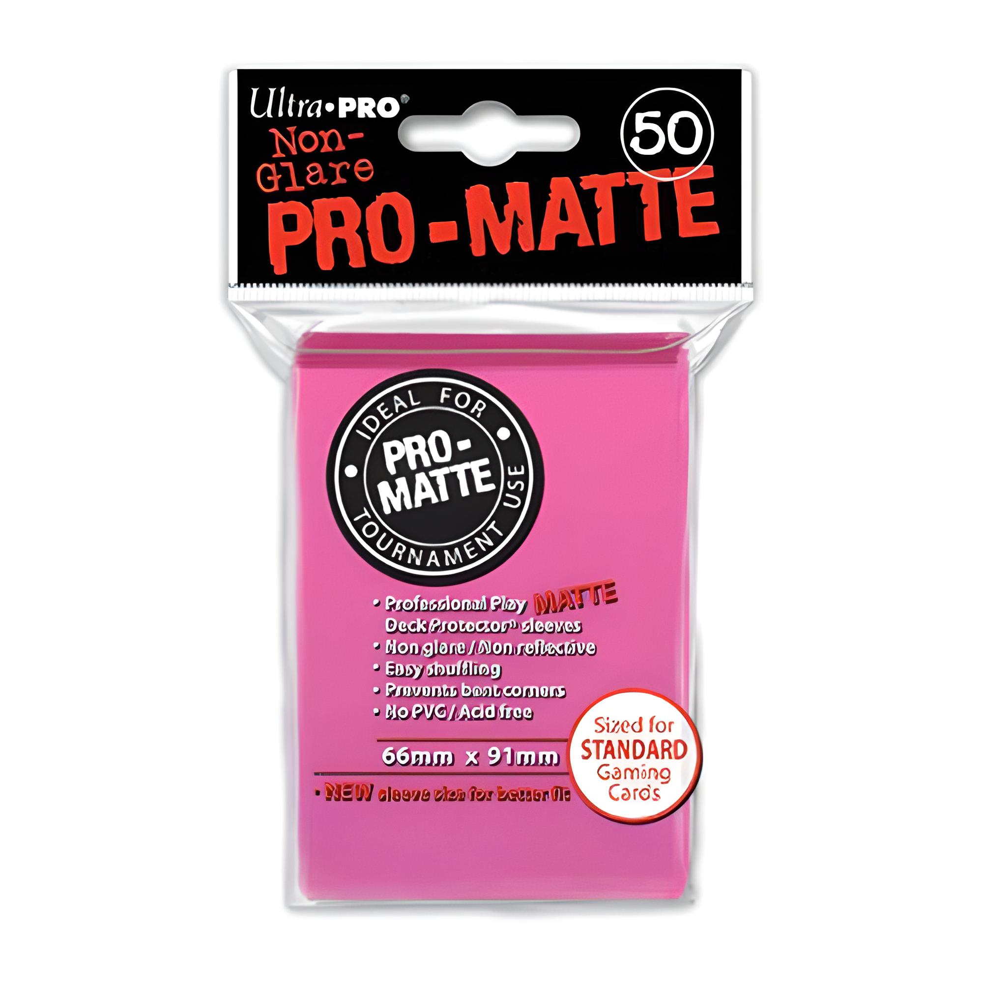 UP Pro-Matte Sleeves bright pink (50 ct.)