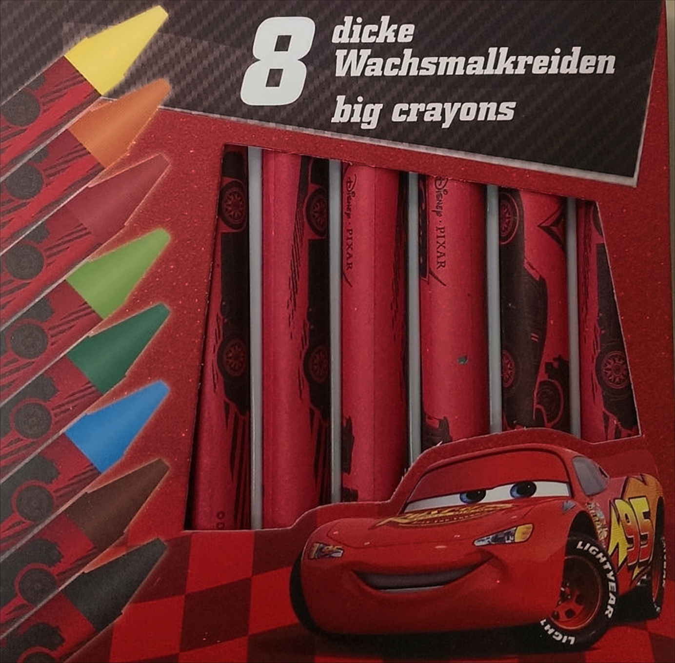 Disney Cars 8 dicke Wachsmalkreiden