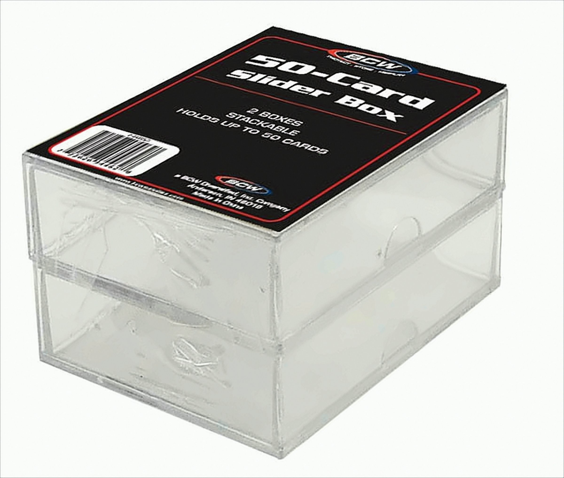 BCW Plastikkasten für 050 Karten, 2-teilig (2 ct.)