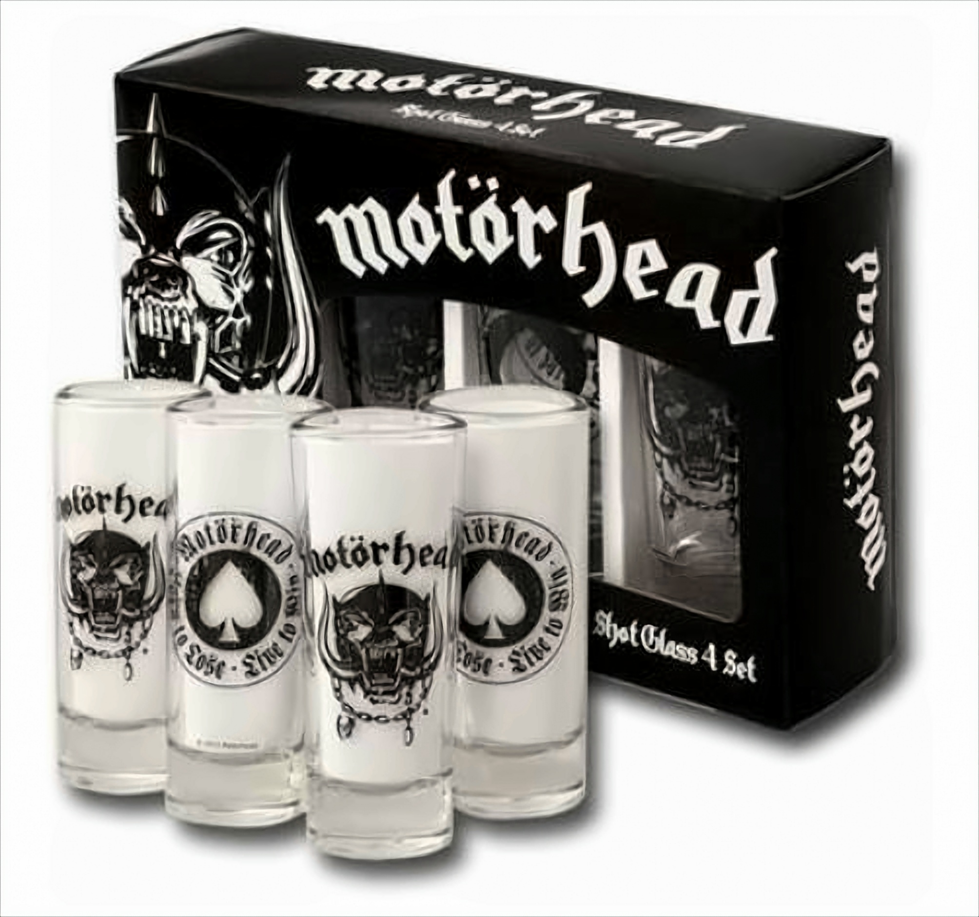 Motörhead Schnapsgläser Shot Glass 4er Set