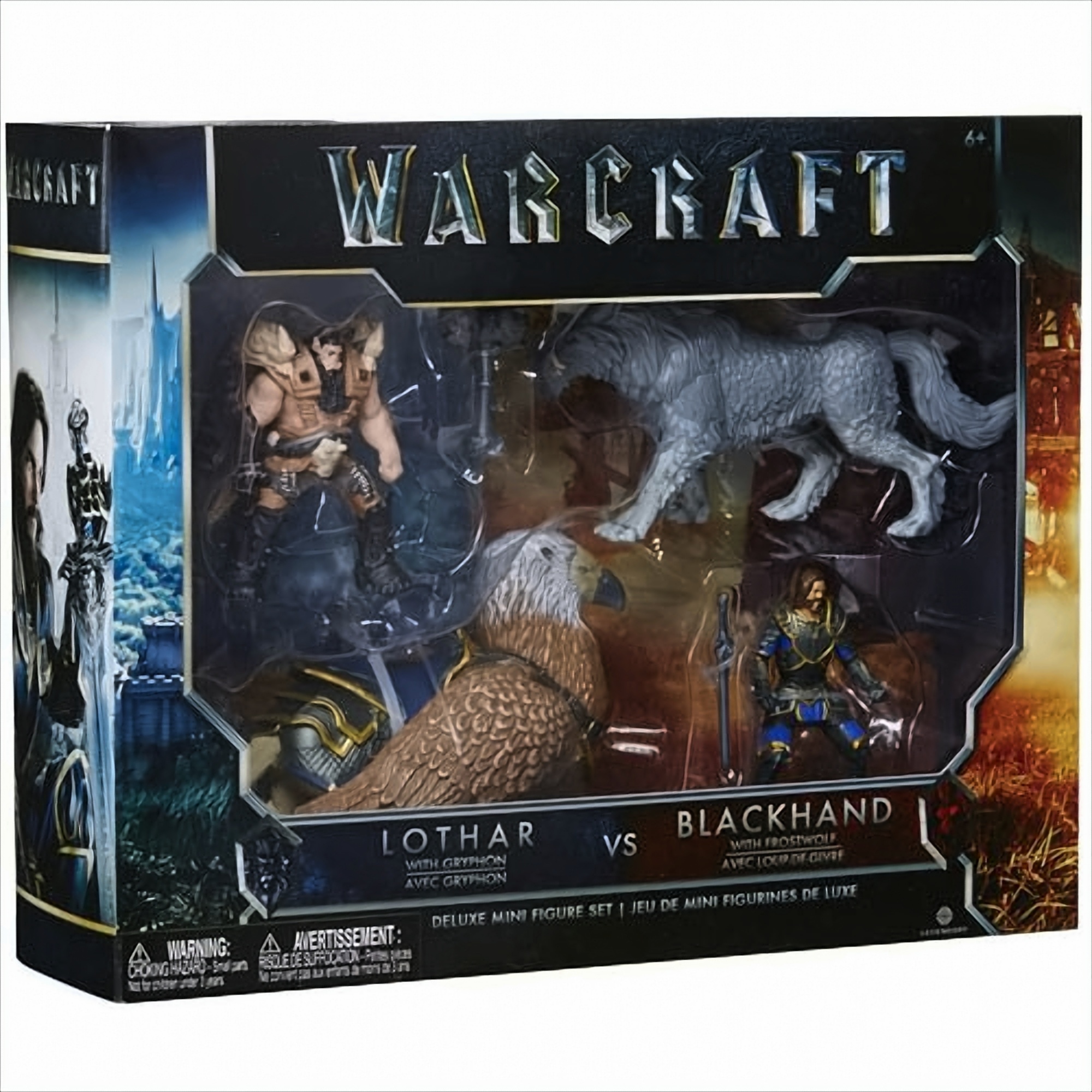 Warcraft 6 Figuren 6cm Battle in a Box Set Deluxe Lothar vs. Blackhand