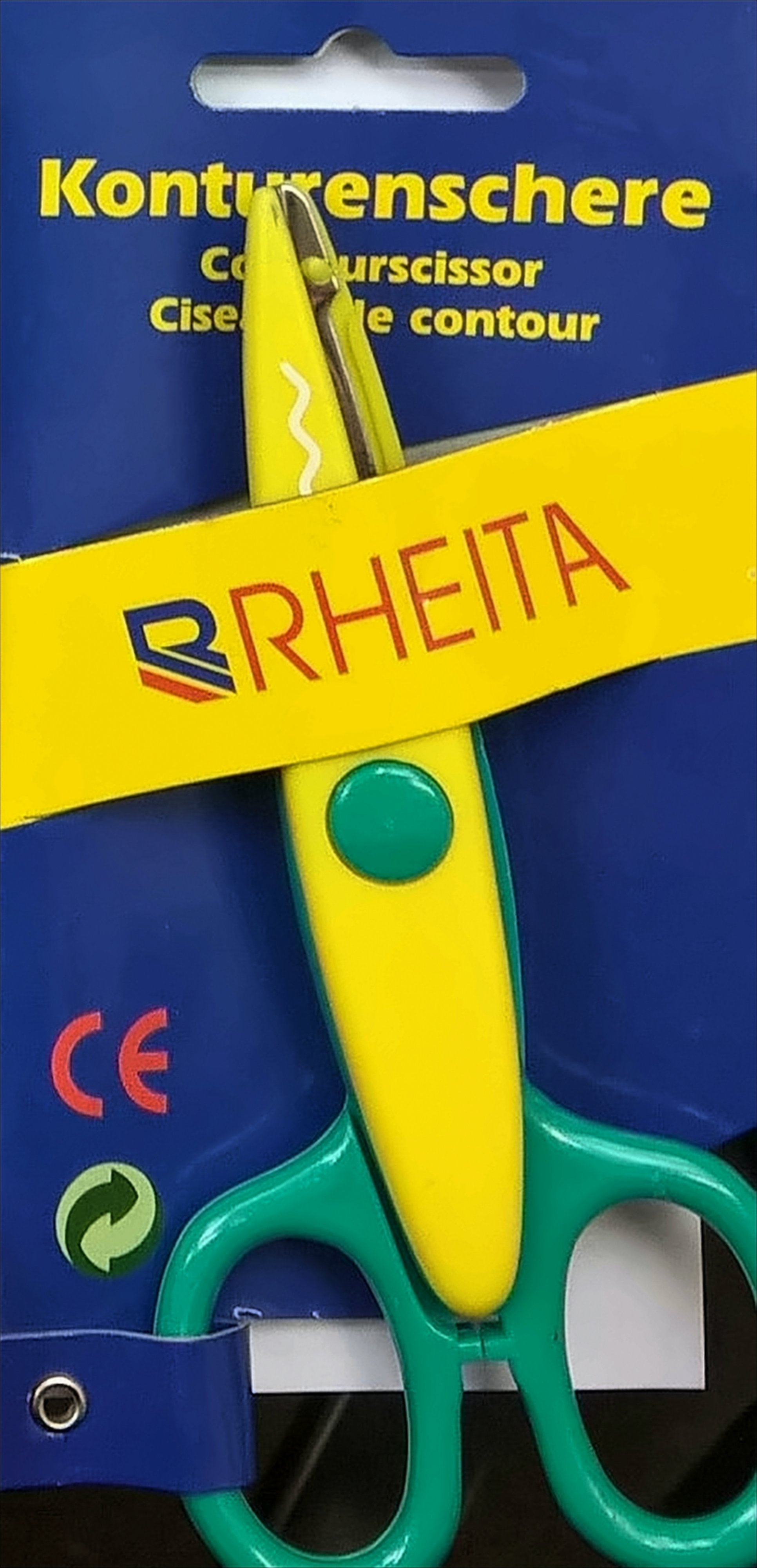 Rheita Konturenschere Schnitt: Große Welle