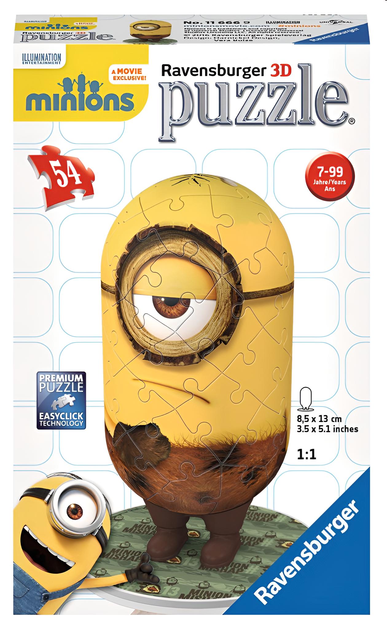 Ravensburger 3D-Puzzle 11666 - Cro Minion, 54 Teile