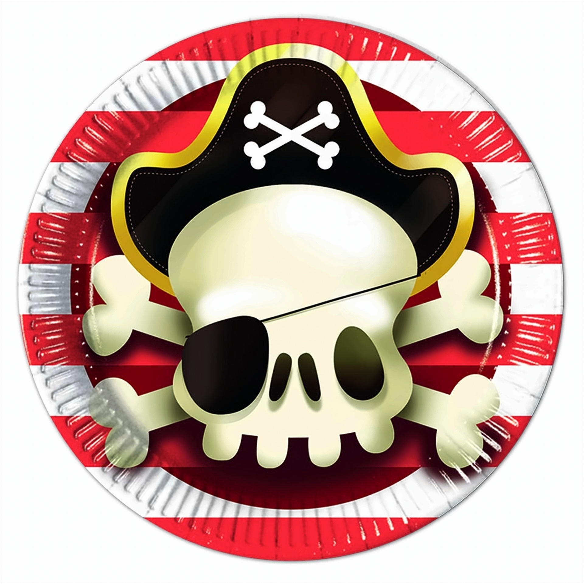 Powerful Pirates Pappteller Groß 23cm