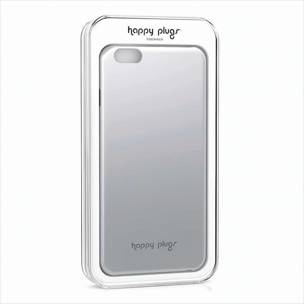 Happy Plugs Deluxe Slim Smartphone Hülle für Apple iPhone 6/6S Silber