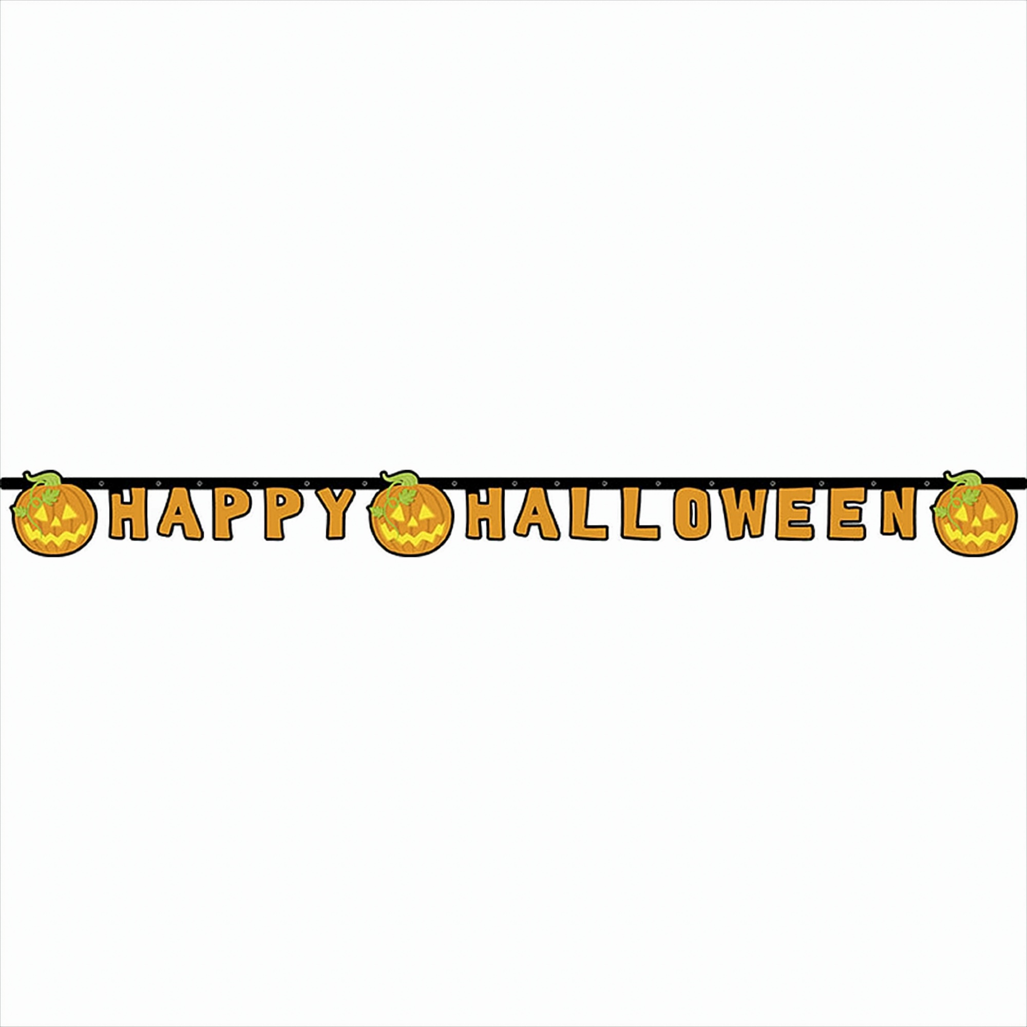 Happy Halloween 'Happy Birthday' Gestanzte Girlande