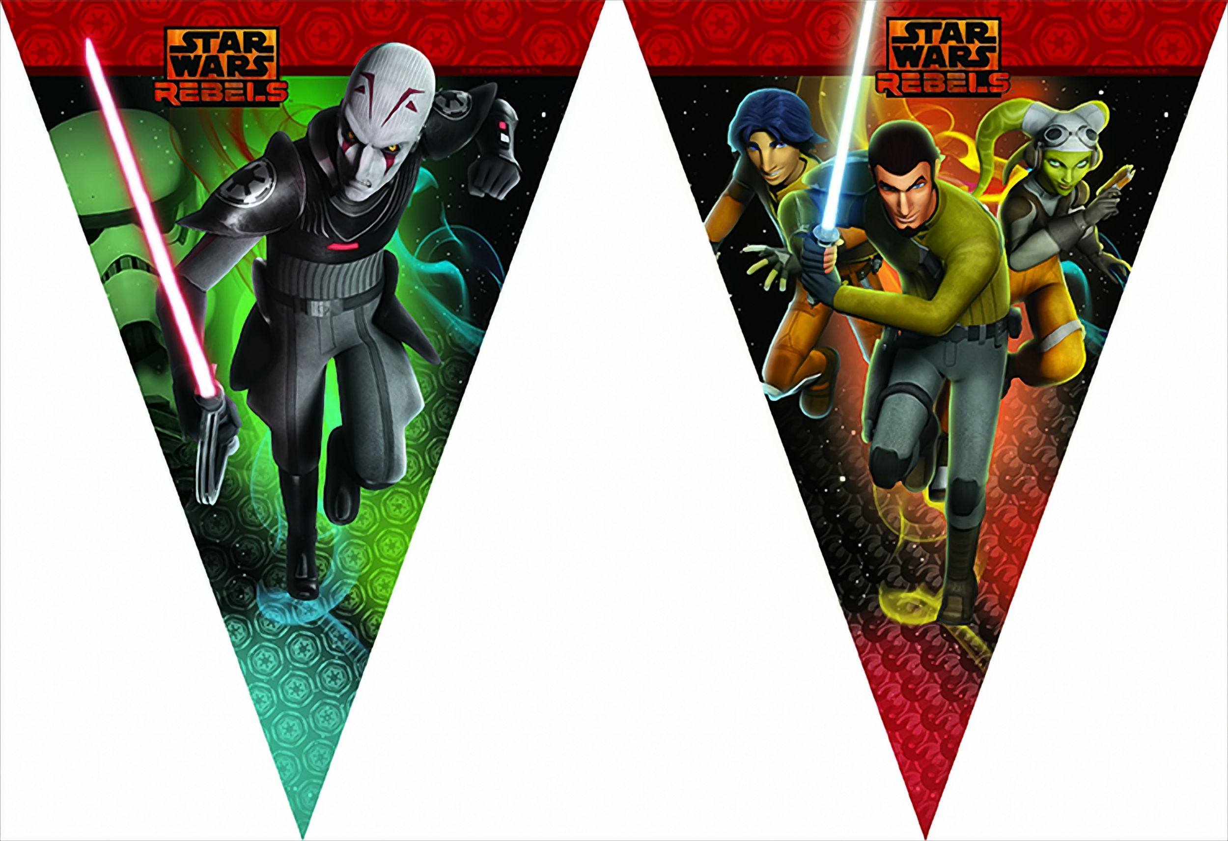 Star Wars Rebels Dreieckige Flagge Banner