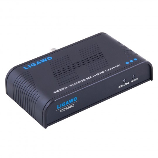 Ligawo 6526662 SDI zu HDMI Konverter für SD HD 3G SDI