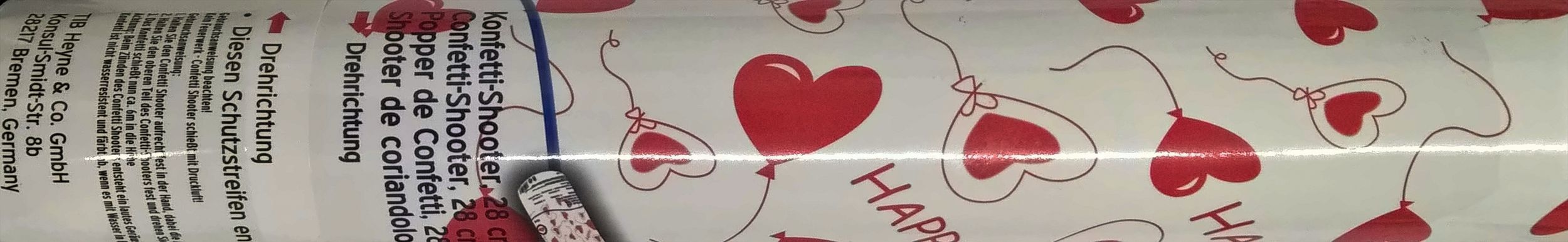 Konfetti Kanone Hochzeit