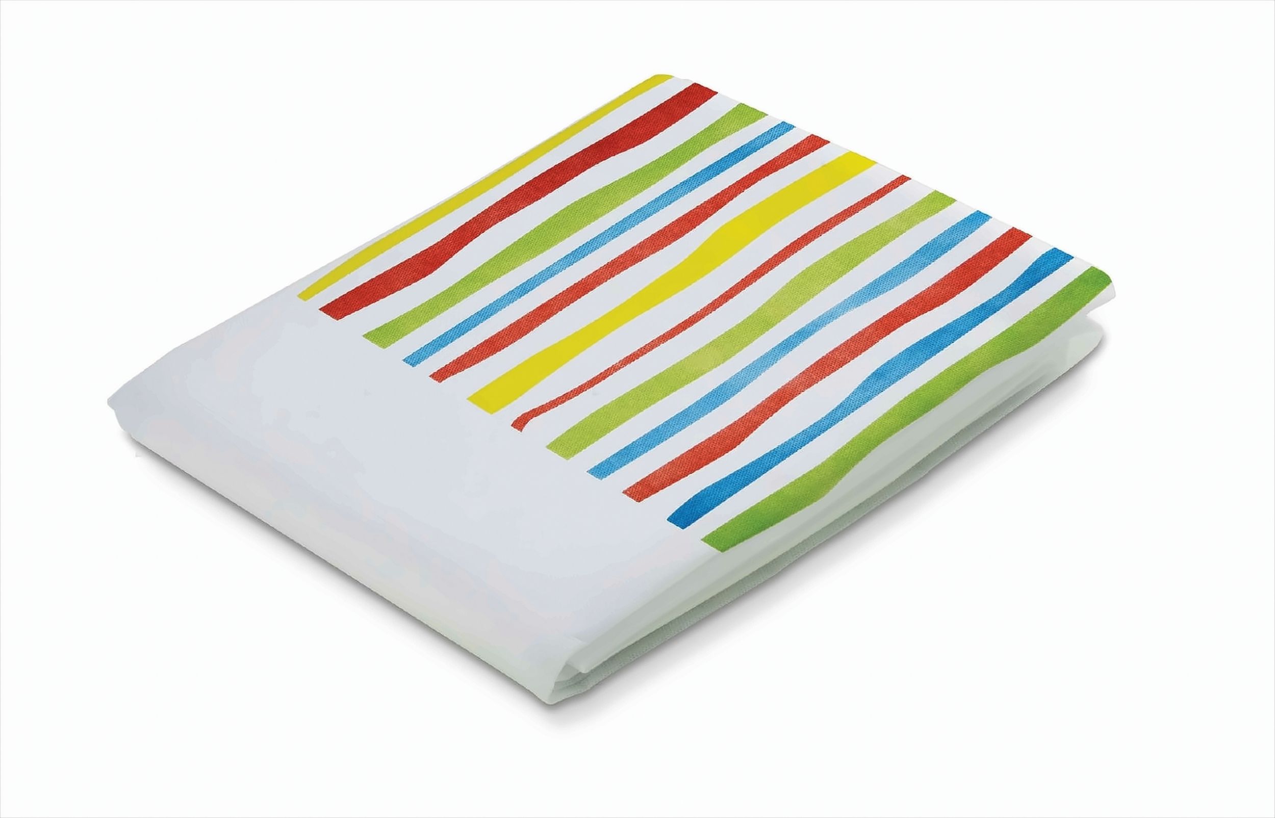 Tischdecke gefaltet 140x240 in weiß/bunt gestreift 1 Stück Gabbiano