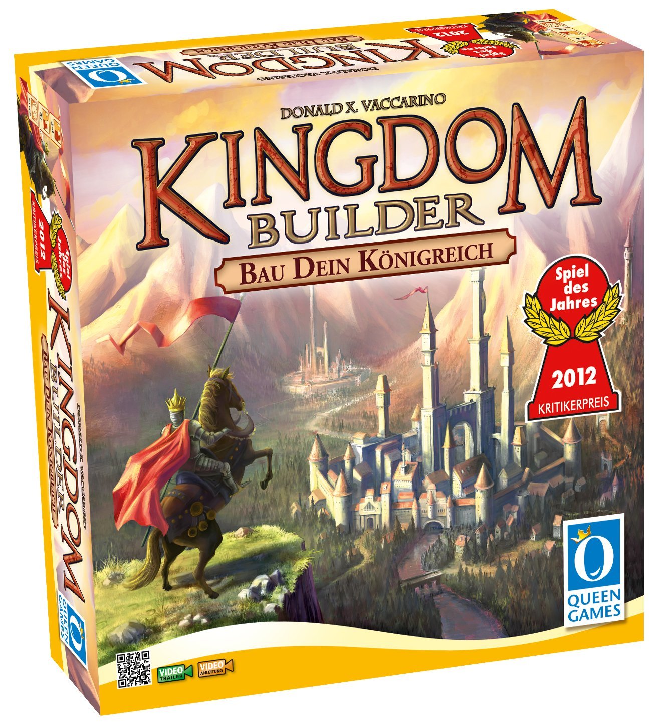 Queen Games 6083 - Kingdom Builder, Spiel des Jahres 2012