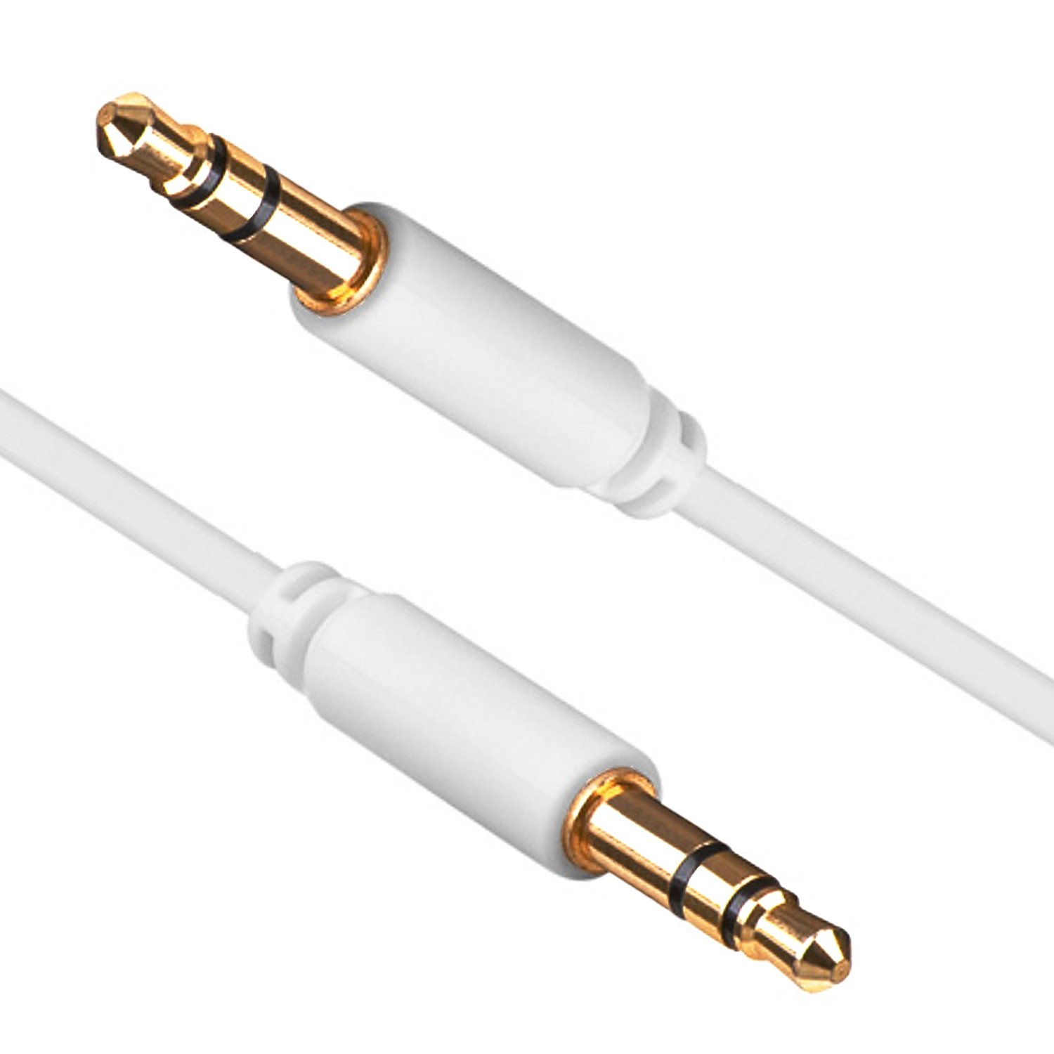 Ligawo 6535132 Klinken Kabel Stereo 3,5mm Stecker/Stecker 3polig (1,5m) weiß