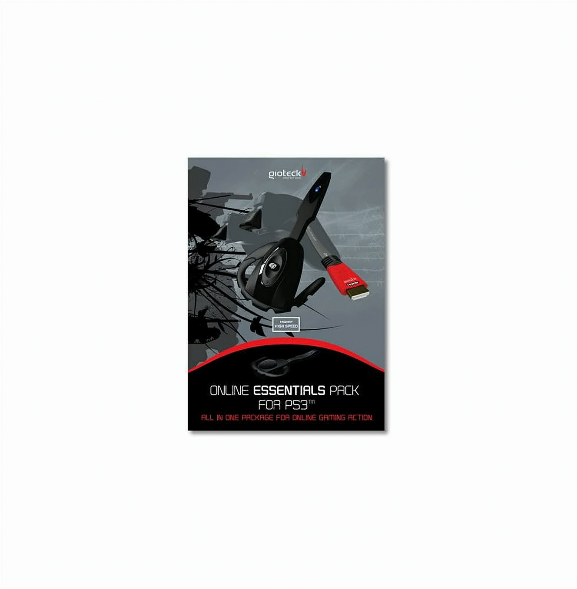 Gioteck - Online Essentials Pack - EX-01, HDMI-Kabel und RealTriggers (PS3)