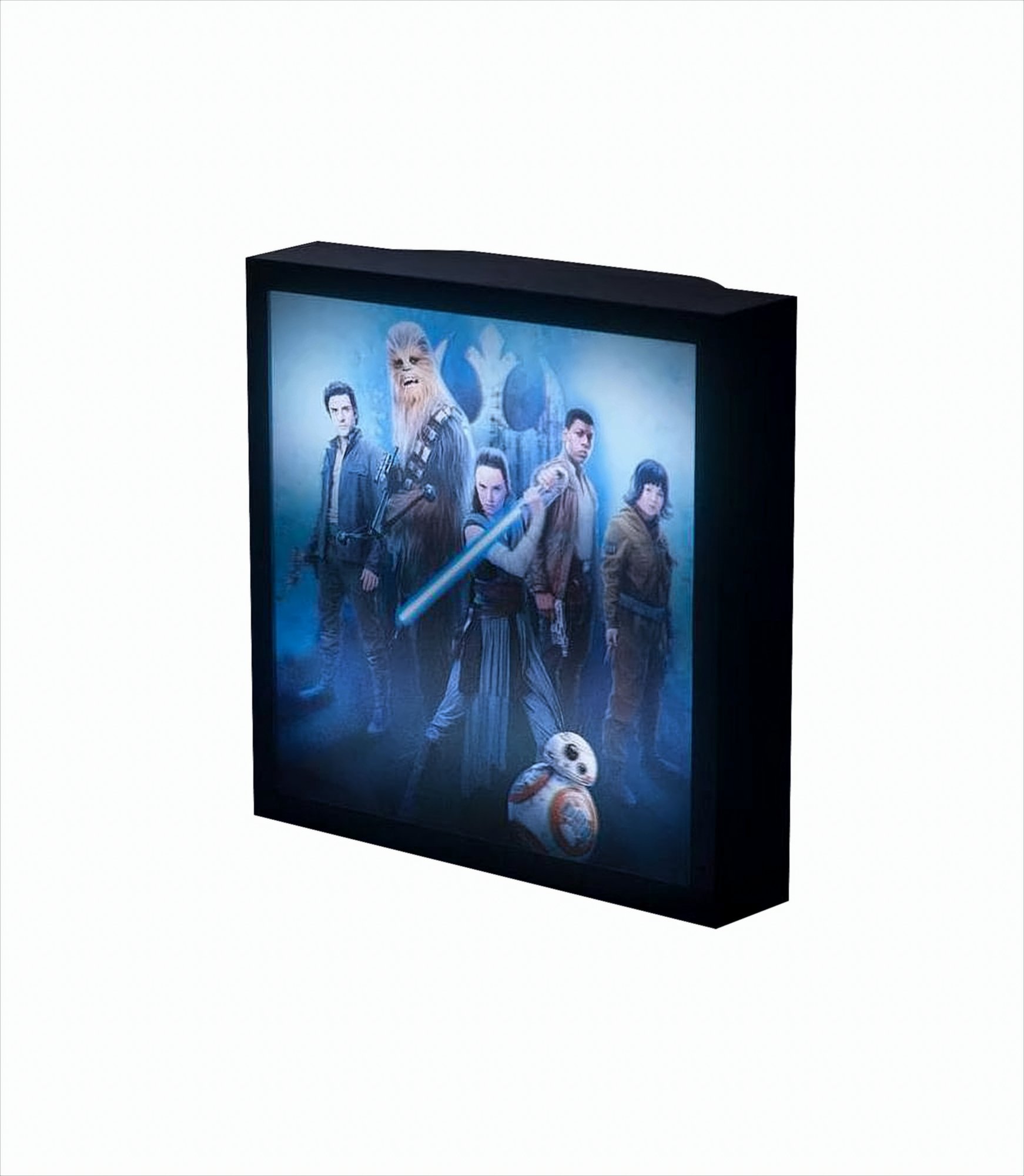 Star Wars Episode VIII 3D Lampe Charaktere 25cm