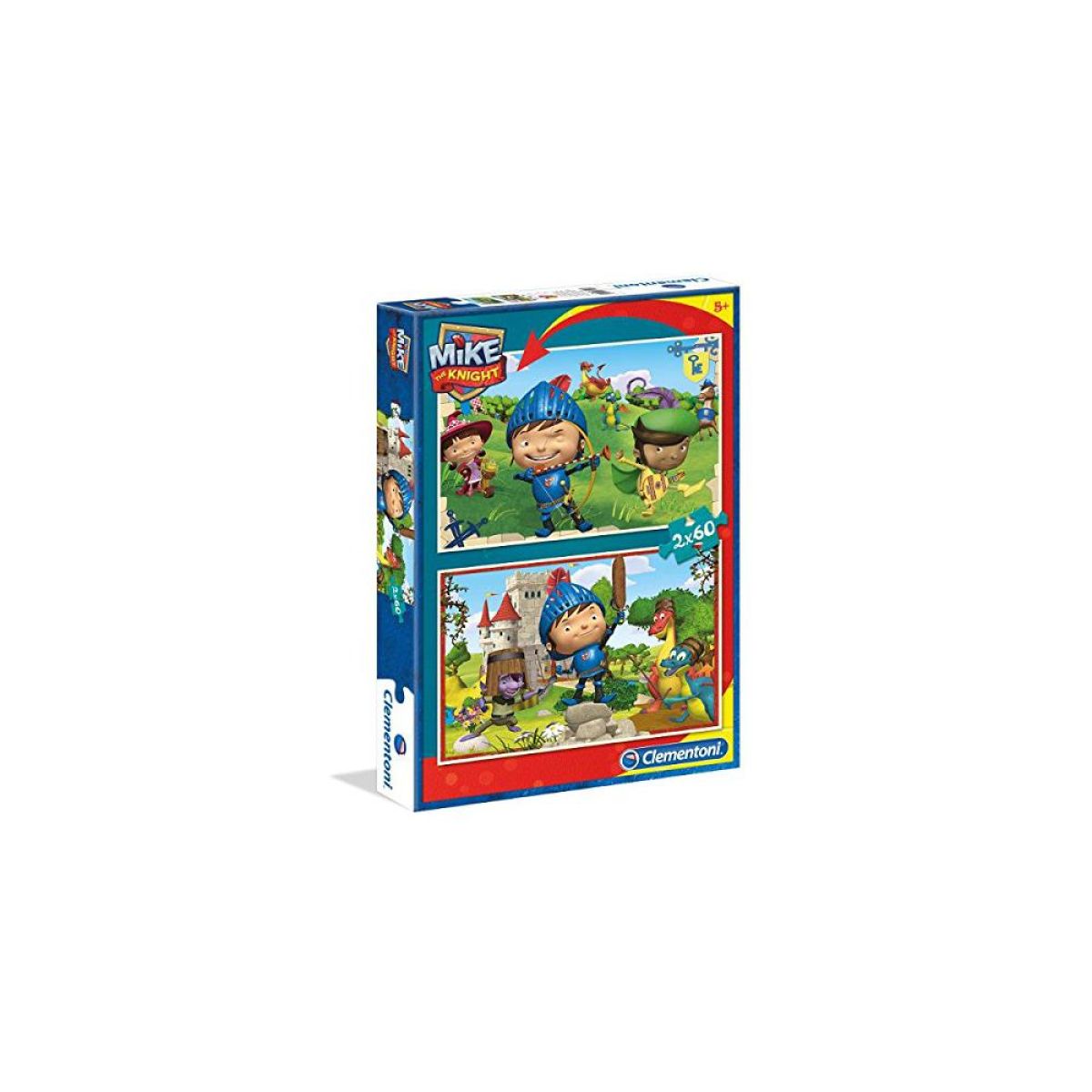 Puzzle 2x60 Teile - Mike der Ritter