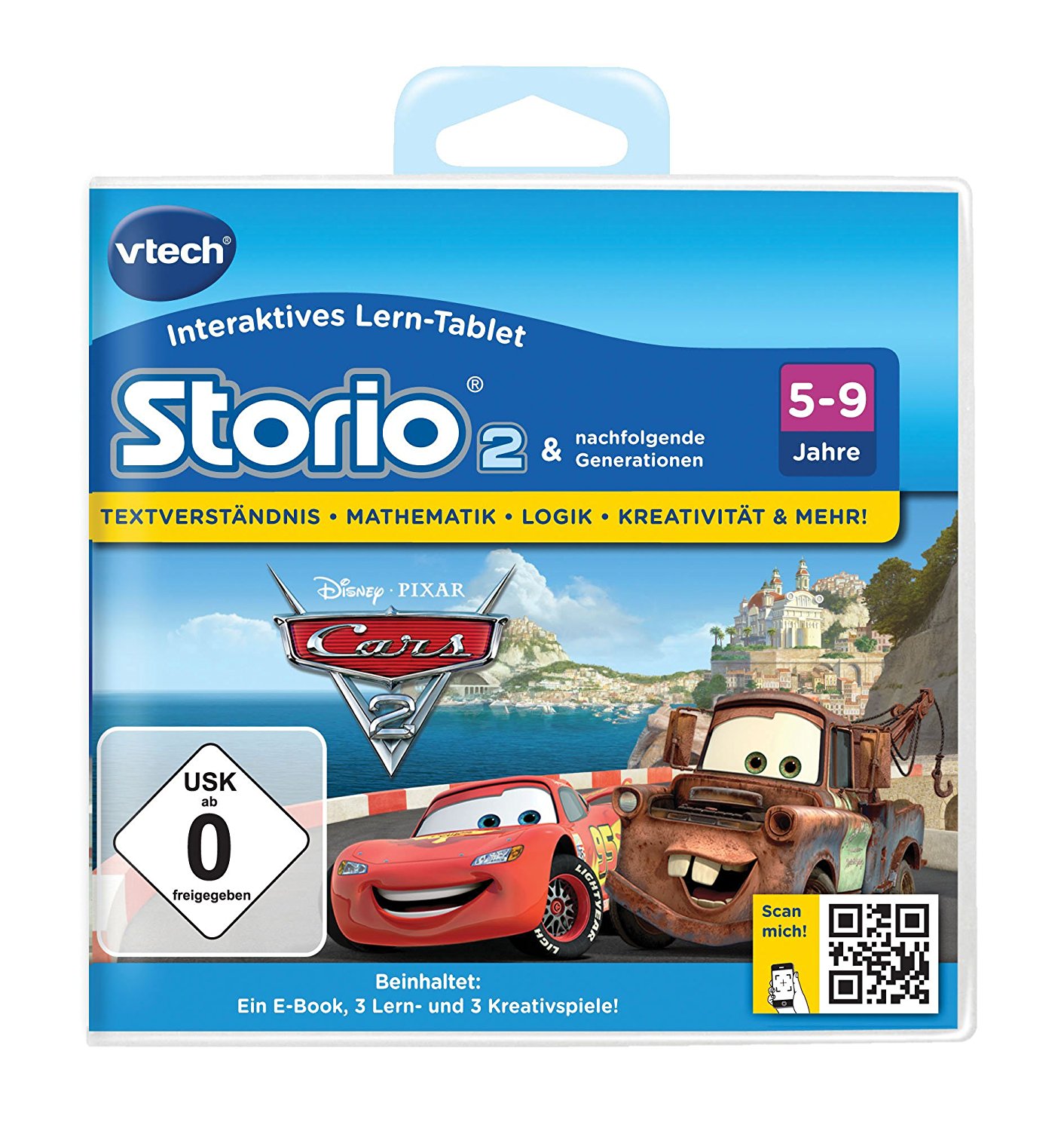 VTech 80-230104 - Lernspiel Cars 2 (Storio 2, Storio 3S)