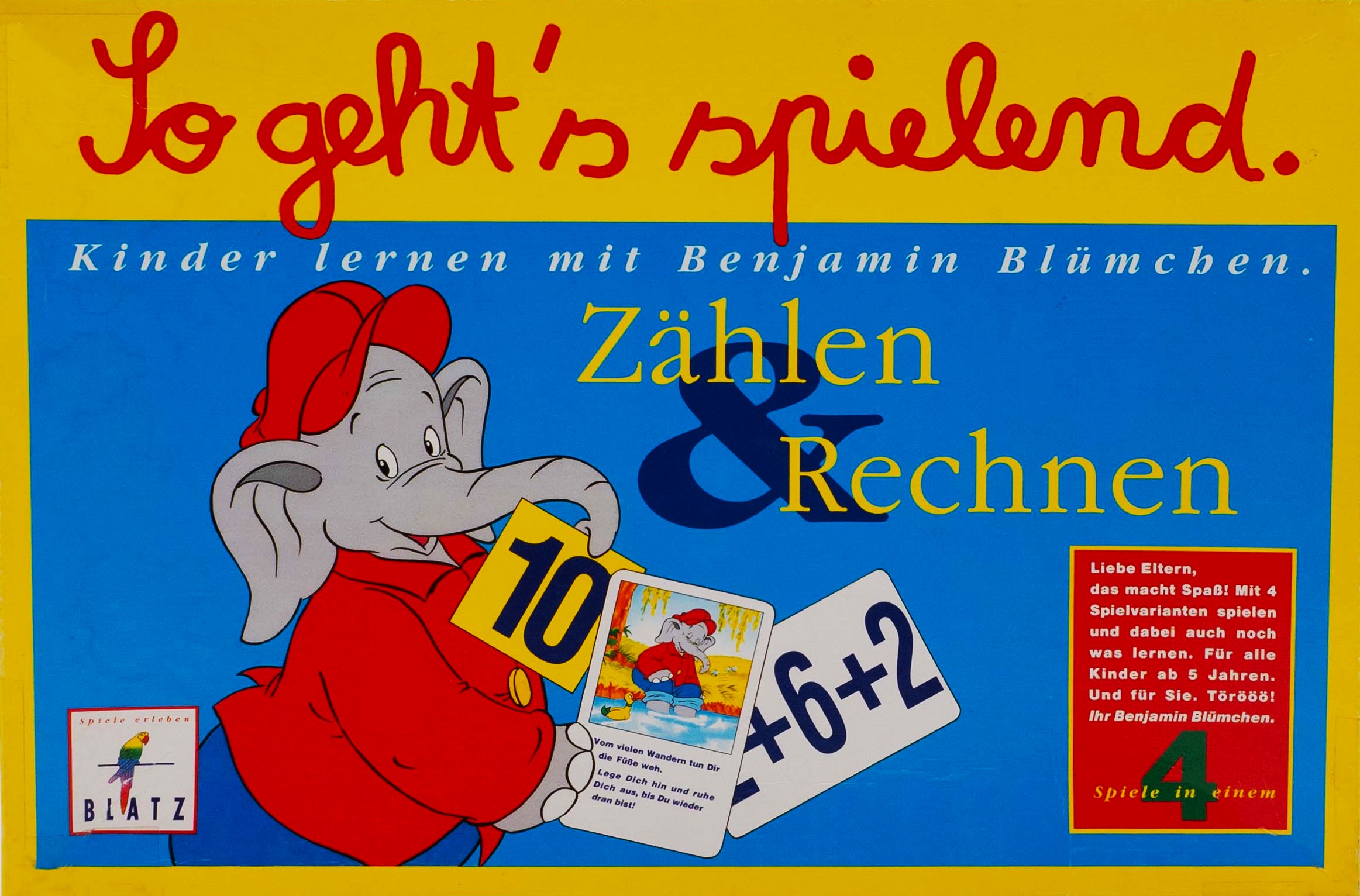 So geht's spielend. Kinder lernen mit Benjamin Blümchen. Zählen & Rechnen