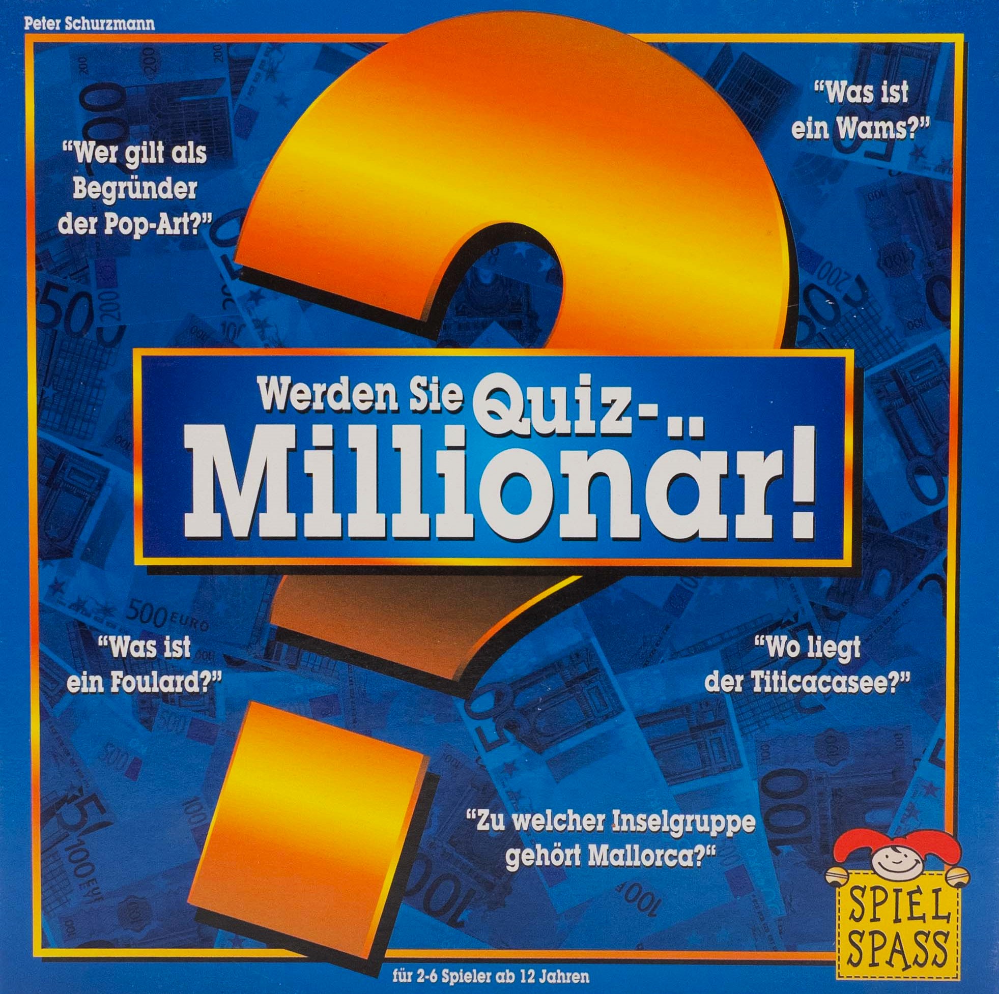 Werden Sie Quiz-Millionär!, mit 4400 Fragen für 2-6 erwachsene Spieler