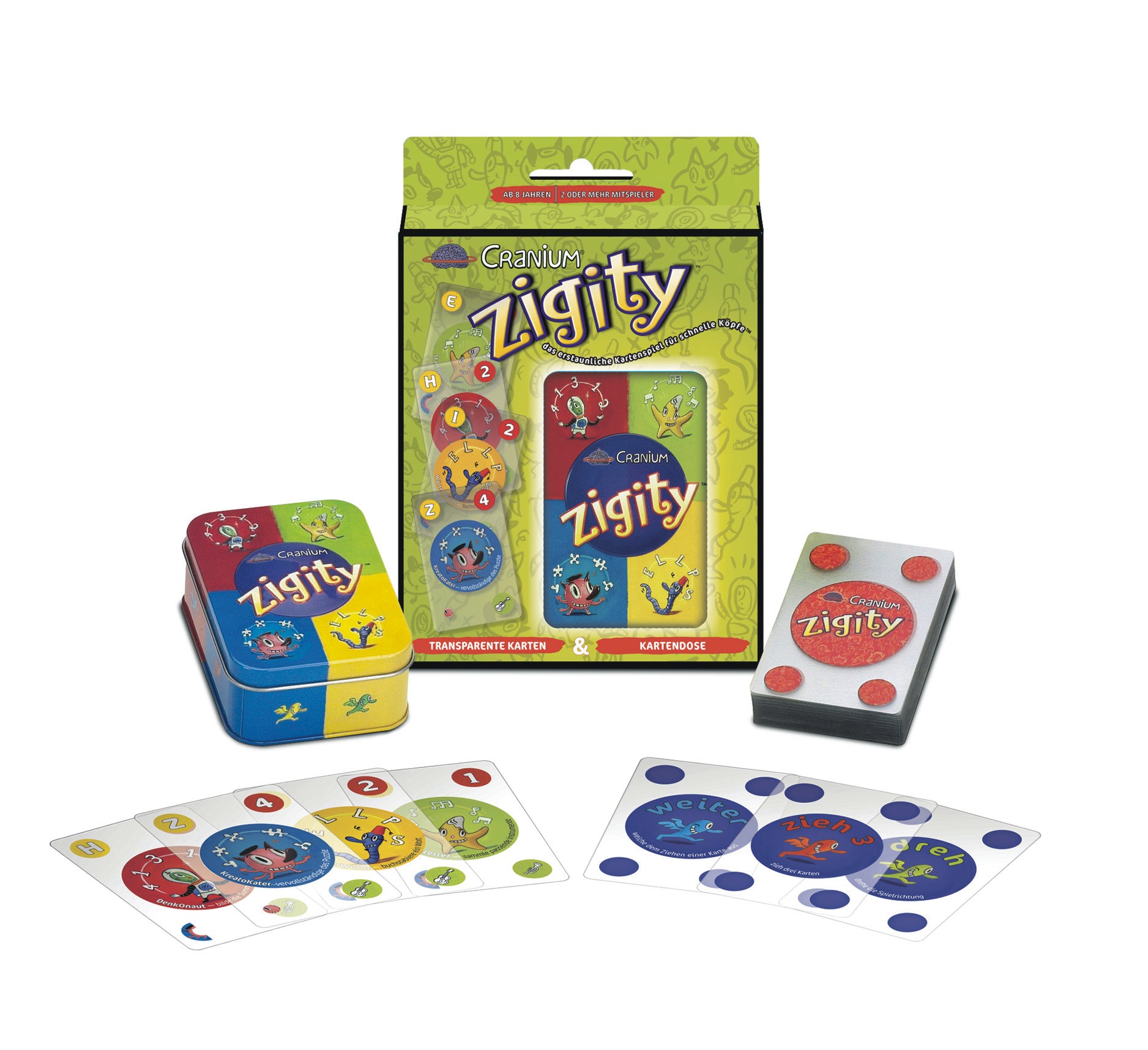 Cranium Zigity, für 2 oder mehr Spieler ab 8 Jahren