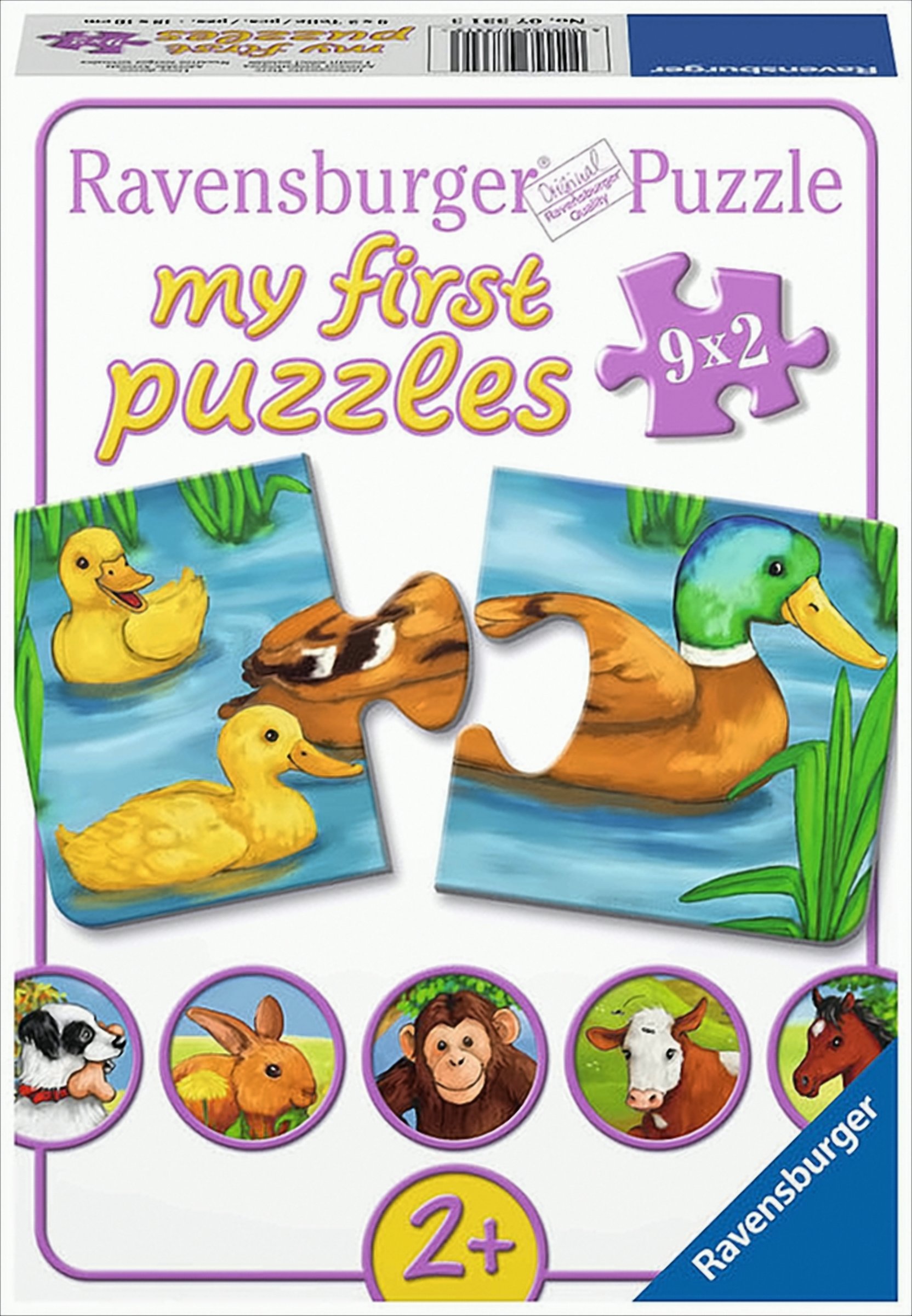 Ravensburger 07331 Liebenswerte Tiere, 9 x 2 cm