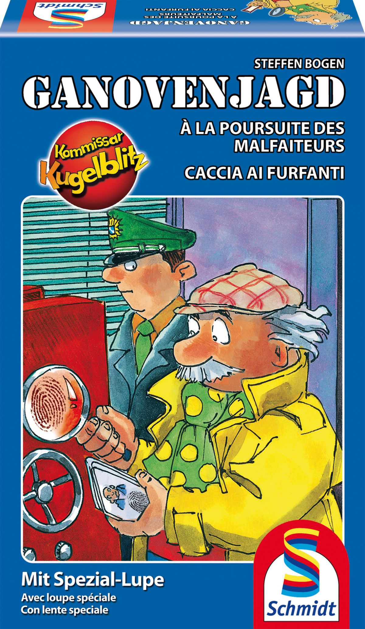 Schmidt Spiele 51159 - Kommissar Kugelblitz, Ganovenjagd