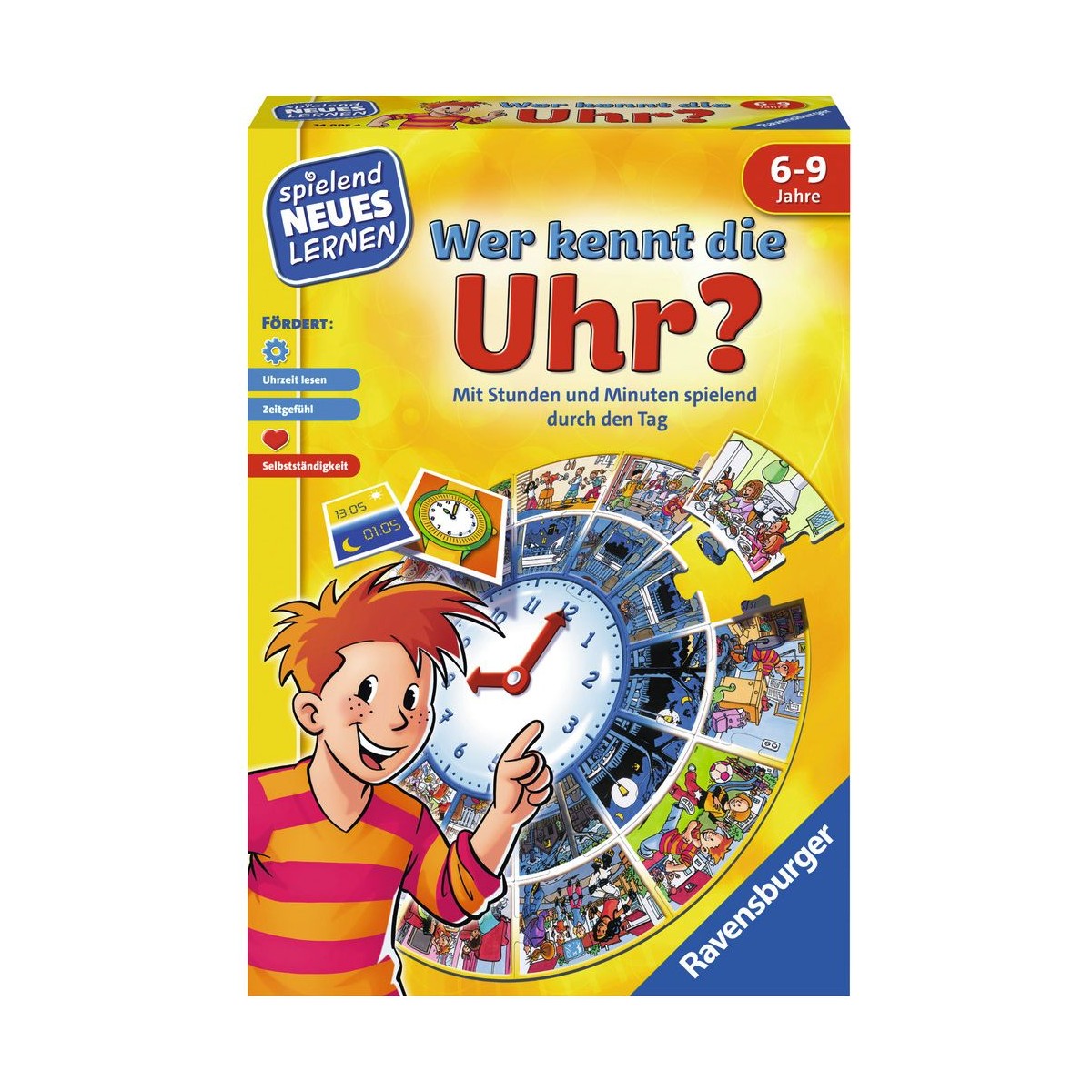Wer kennt die Uhr - Lernspiel