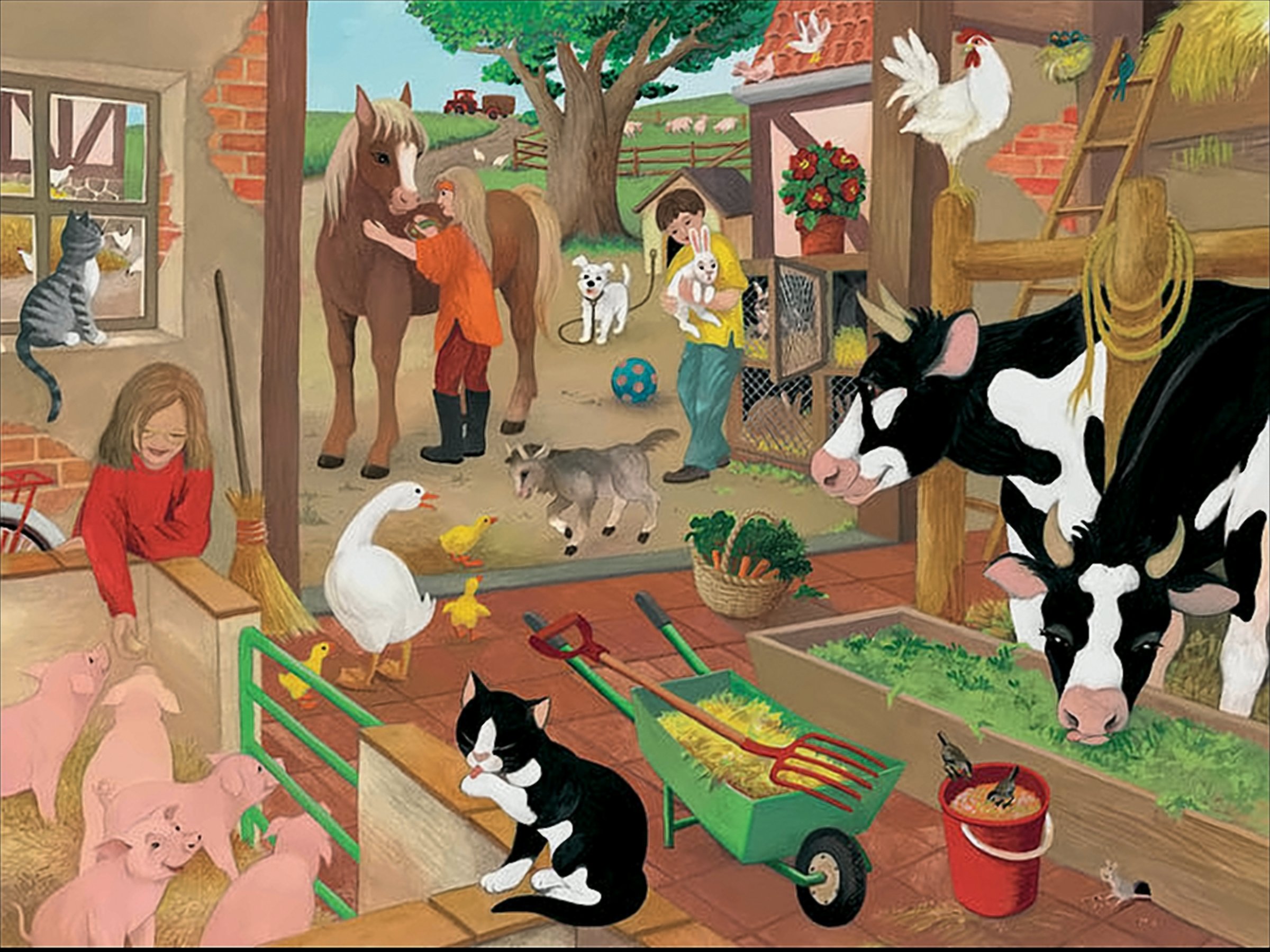 Alltag im Stall - Puzzle