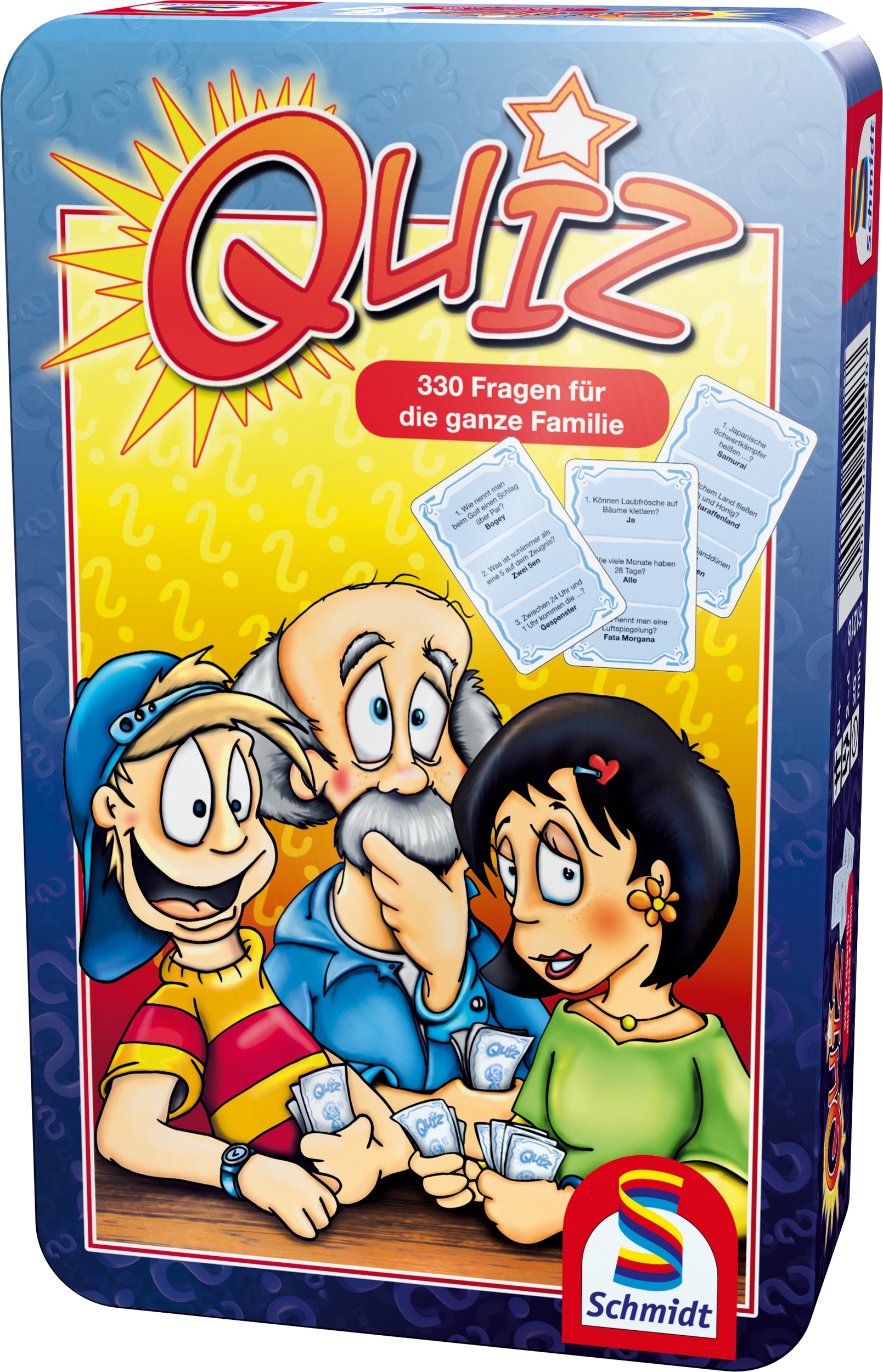 Quiz für die ganze Familie | Metalldose