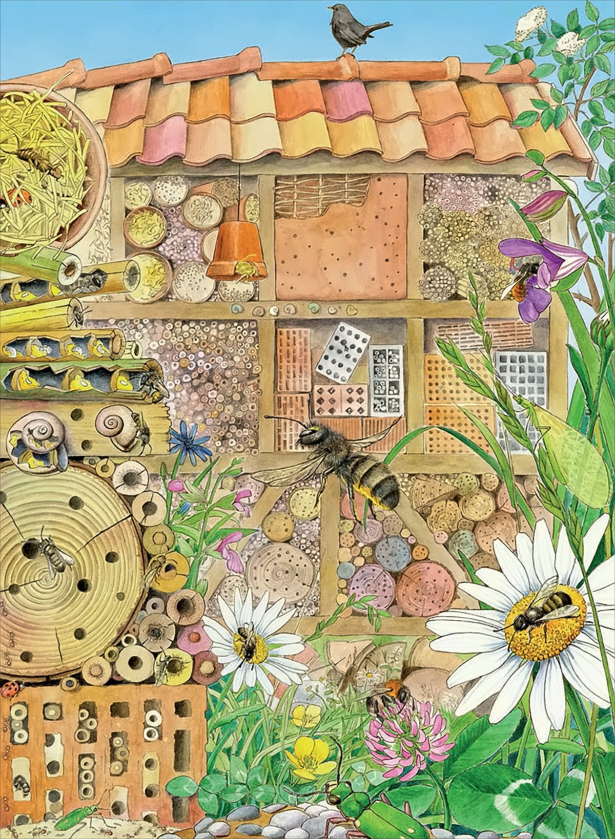 Insektenhotel -  Puzzle