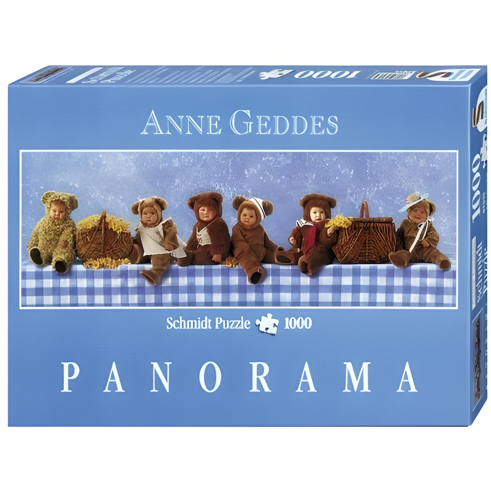 Anne Geddes, Panoramapuzzle Teddybären-Picknick, 1000 Teile