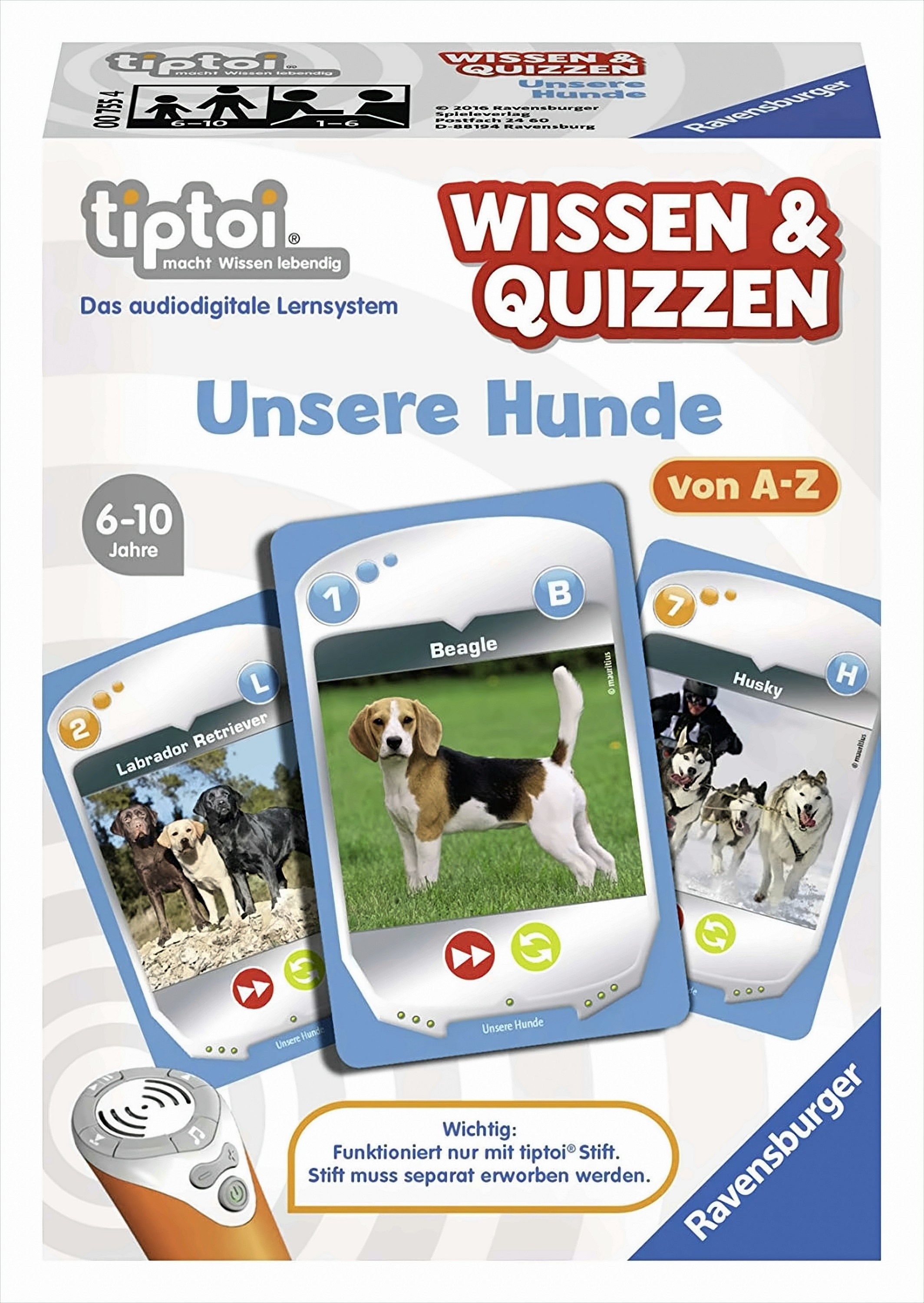 tiptoi Wissen & Quizzen Unsere Hunde