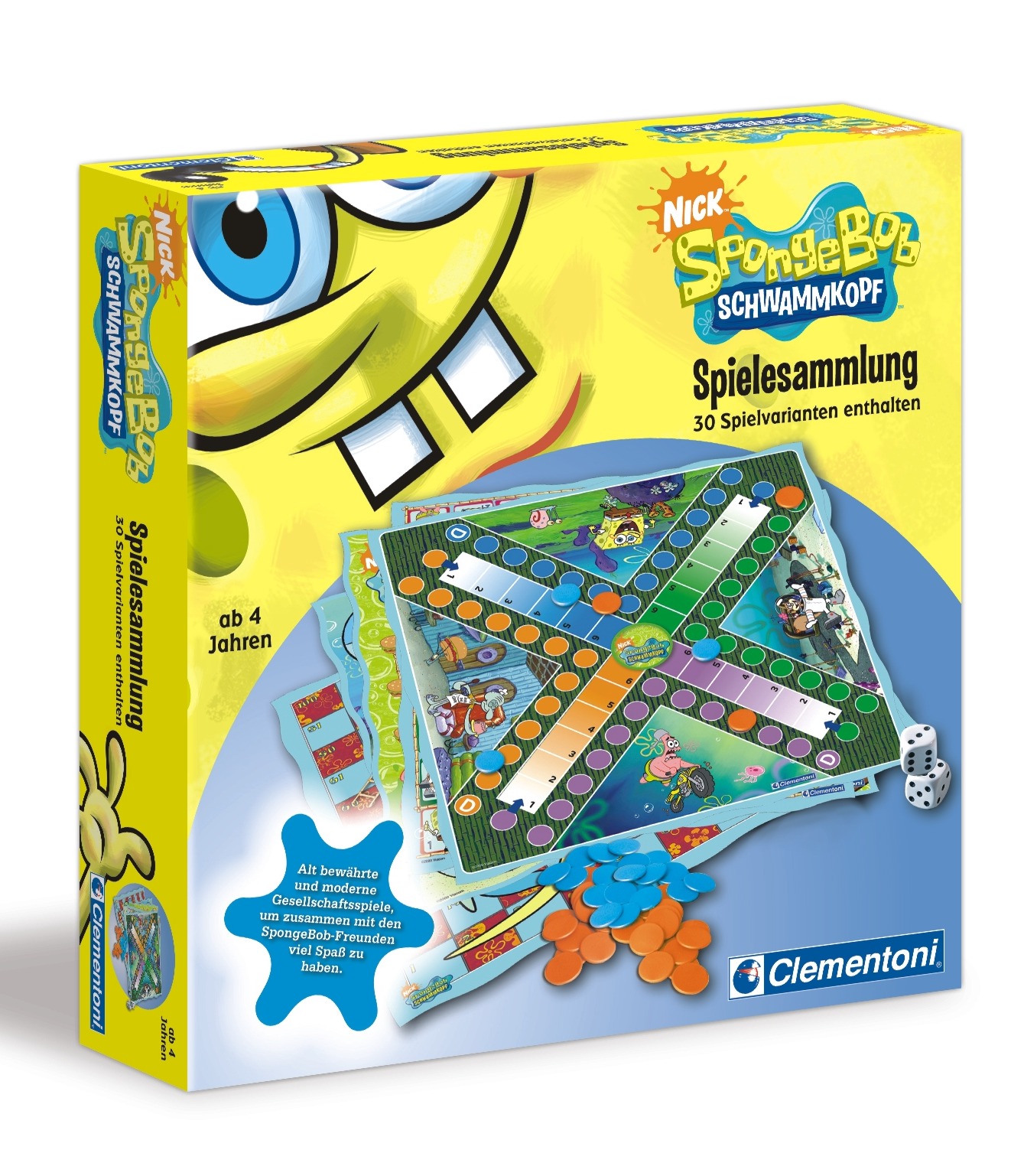 SpongeBob Schwammkopf Spielesammlung 30 Spiele Möglichkeiten