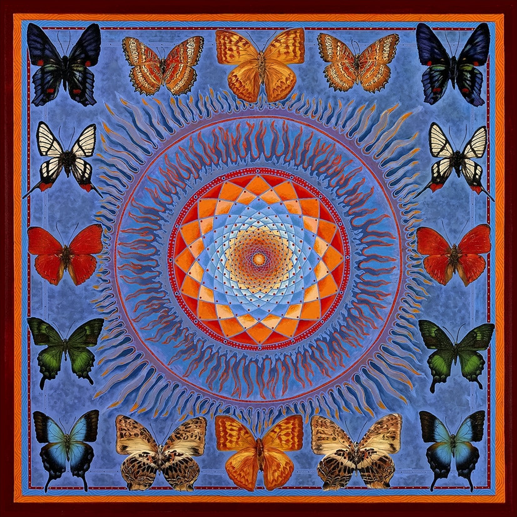 Mandala Puzzle Schmetterlinge