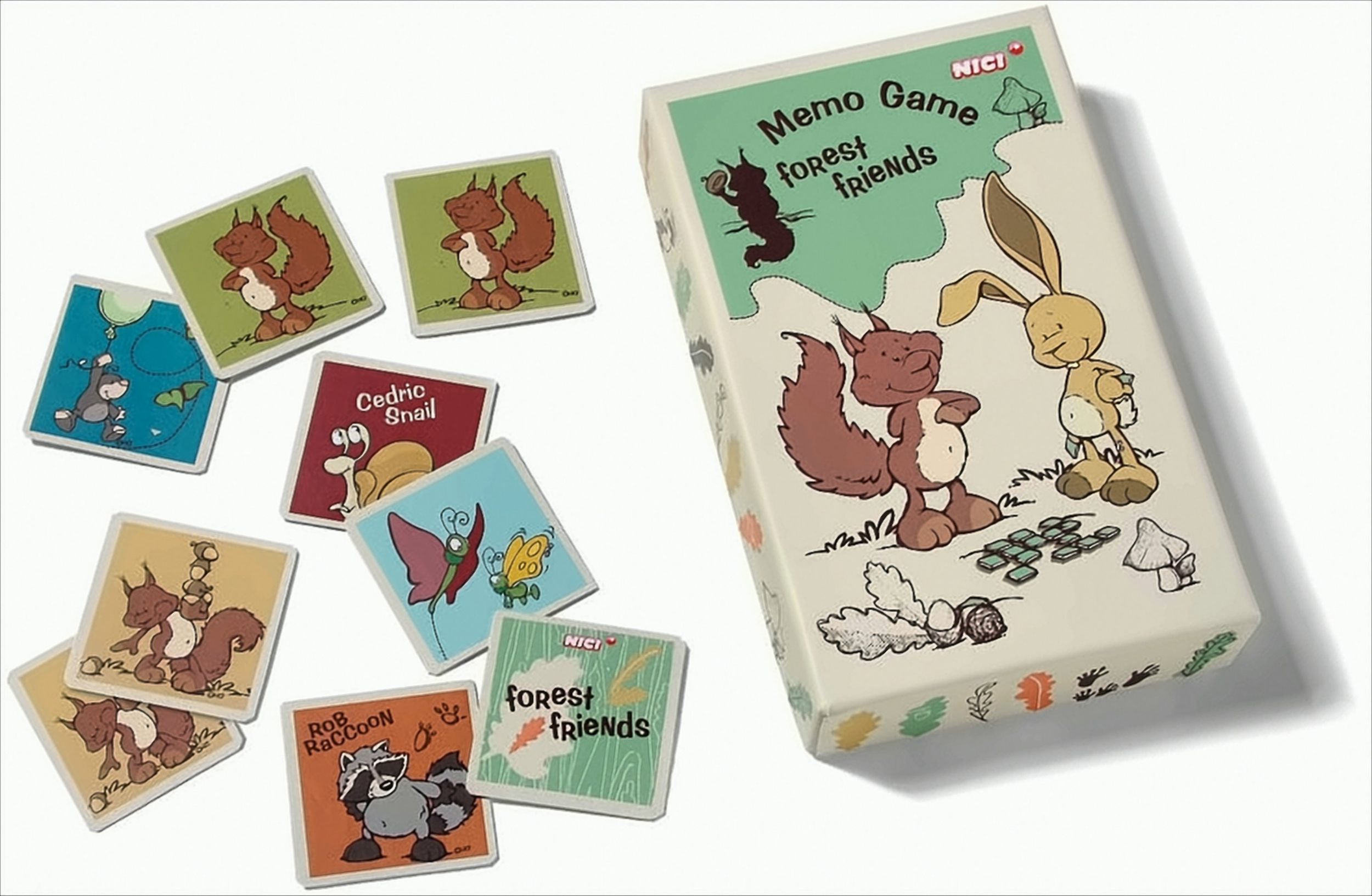 Memo Spiel Forest Friends