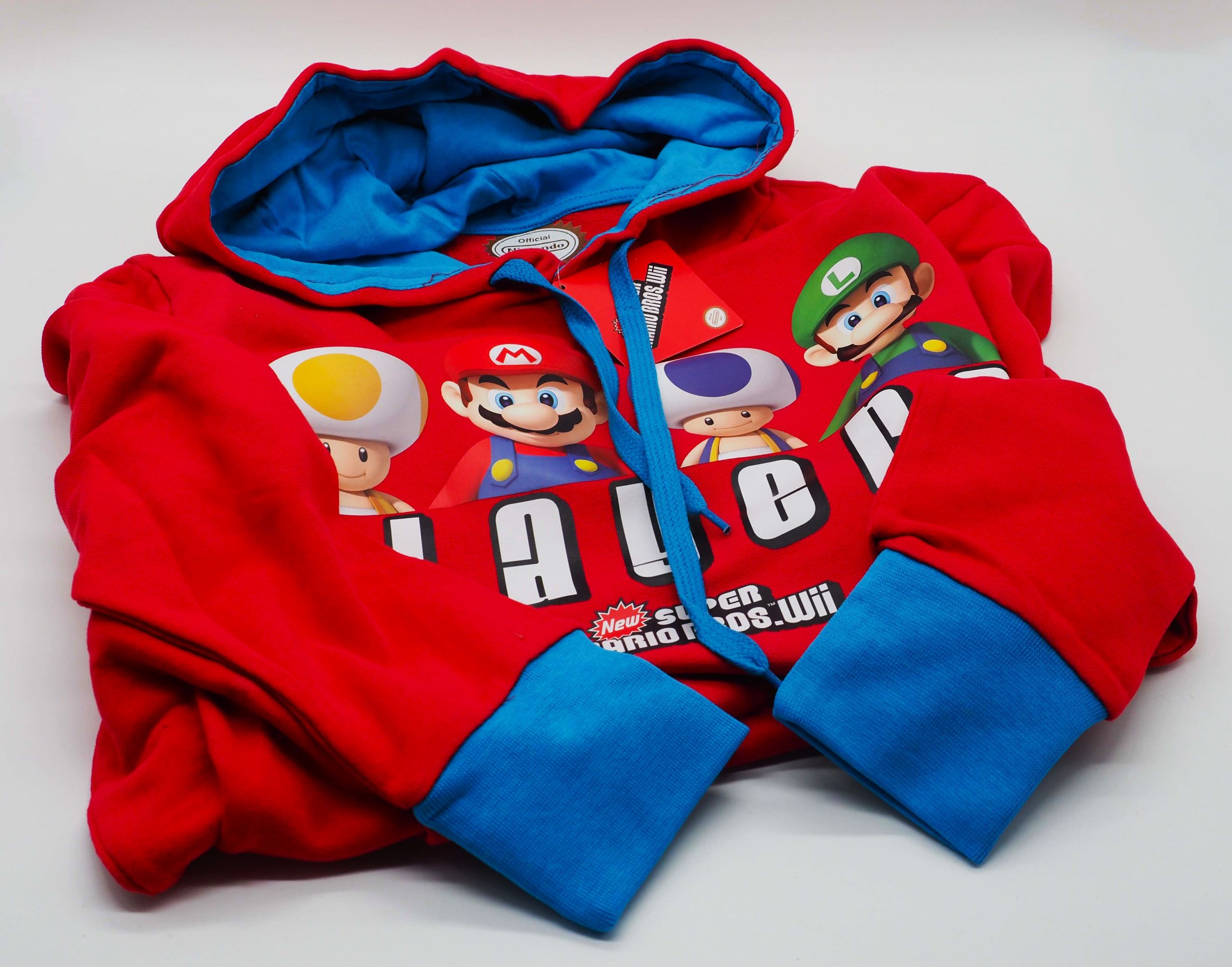 Super Mario Kart Hoddie Herren M Rot/ Blau