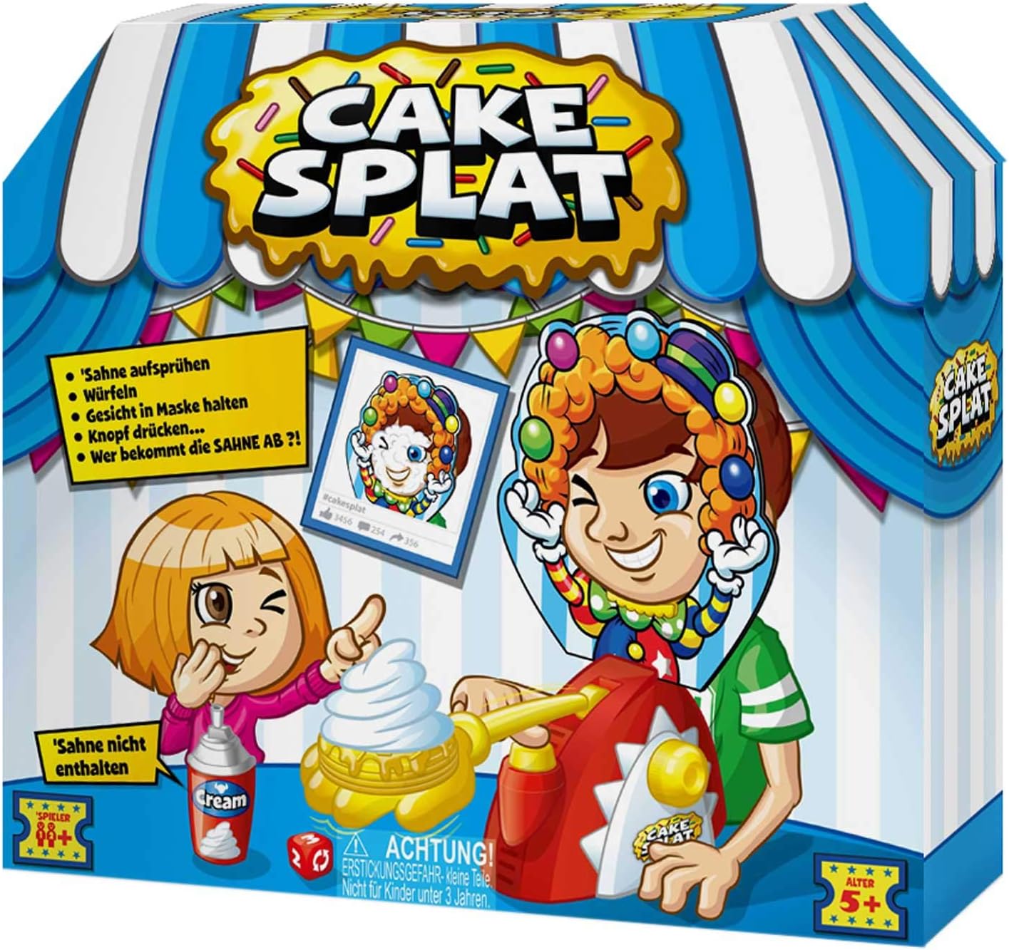 Cake Splat, Familien- und Partyspiel für Groß und Klein